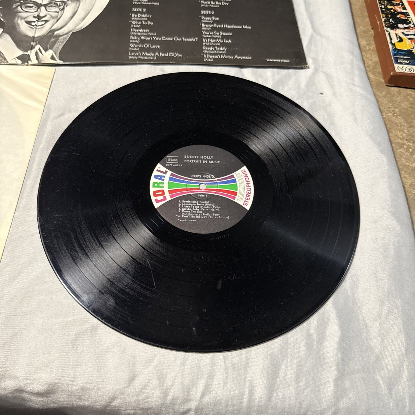 Lot 2 Vinyl Records Buddy Holly Bill Haley Rock Roll Classics