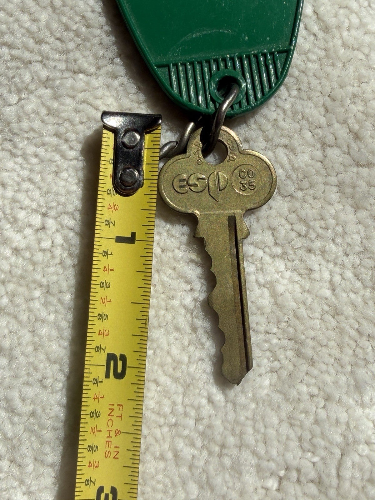 Vintage Holiday Inn Room Key 202 Fitchburg Massachusetts Motel Key Fob Green