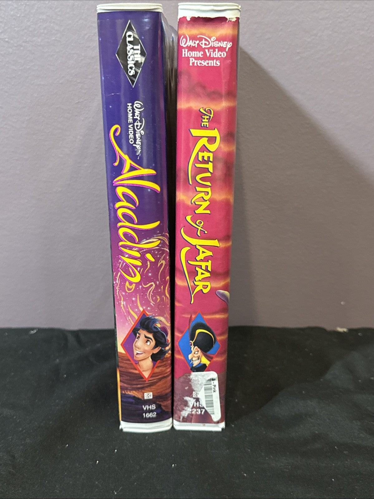 Disney Aladdin VHS Lot Return of Jafar Animated Movie Tapes