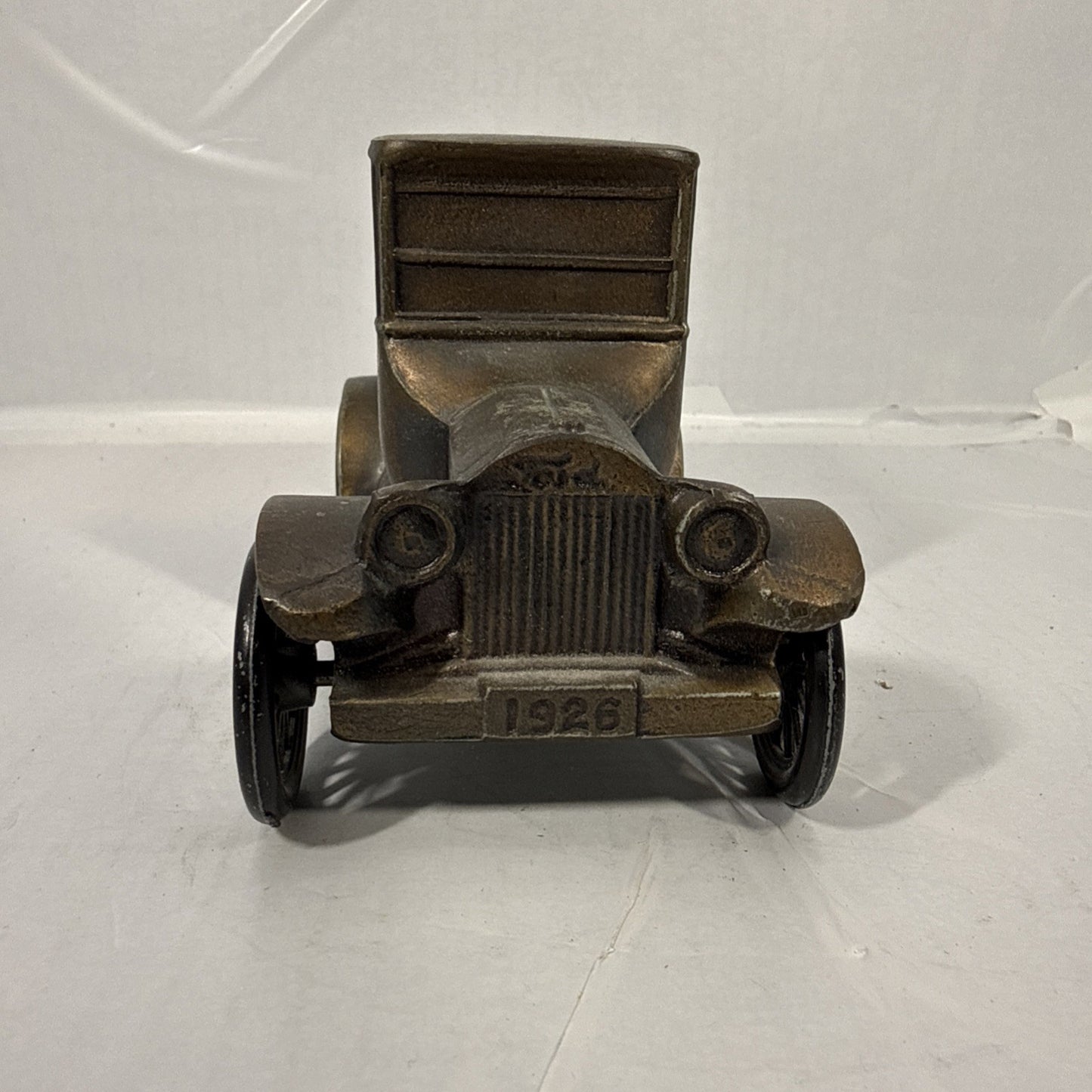 Vintage Banthrico 1926 Ford Model T Coin Bank First National Jamestown