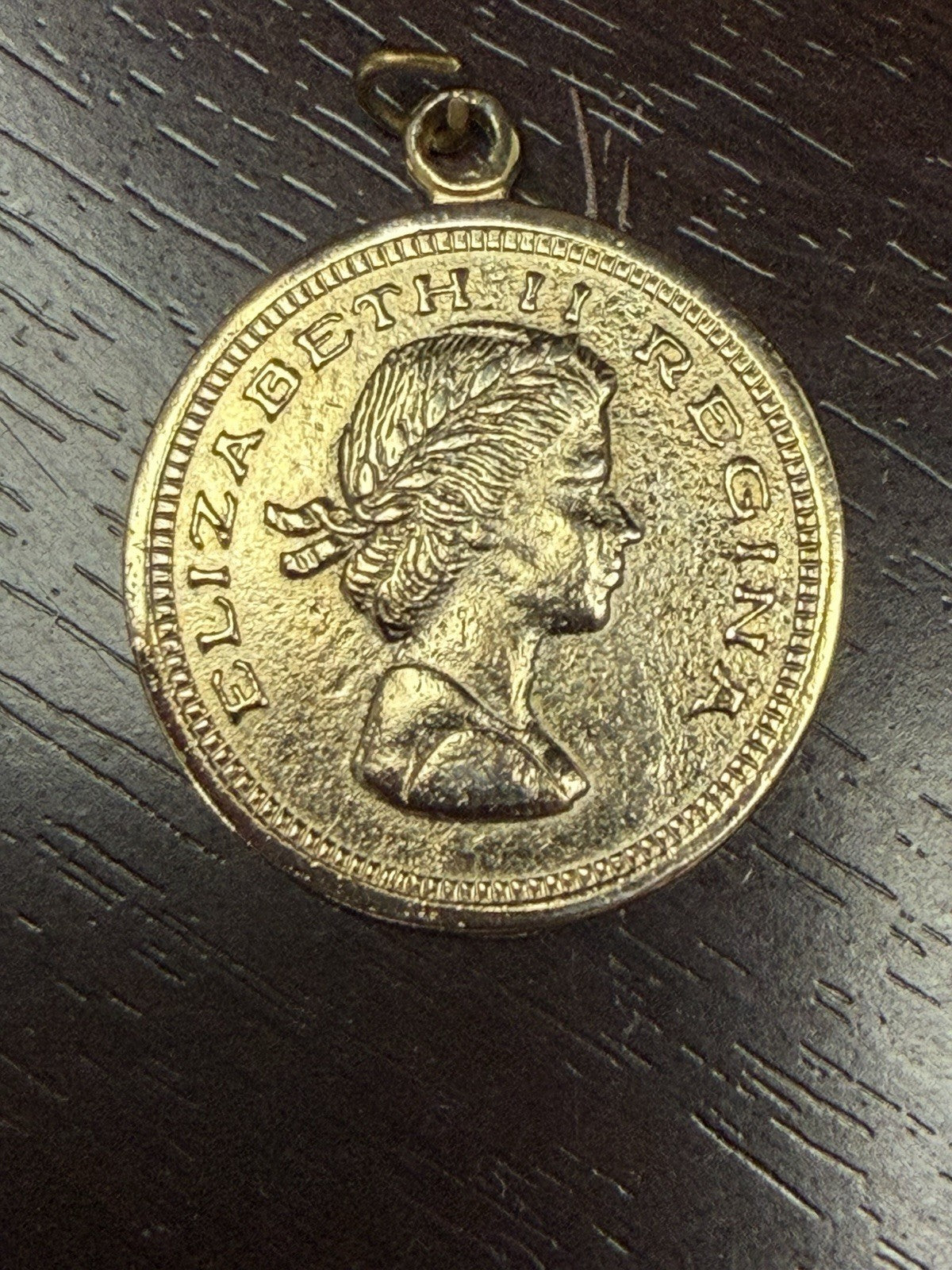 Vintage Queen Elizabeth II Regina Token, Coin Style Medallion, Collectible