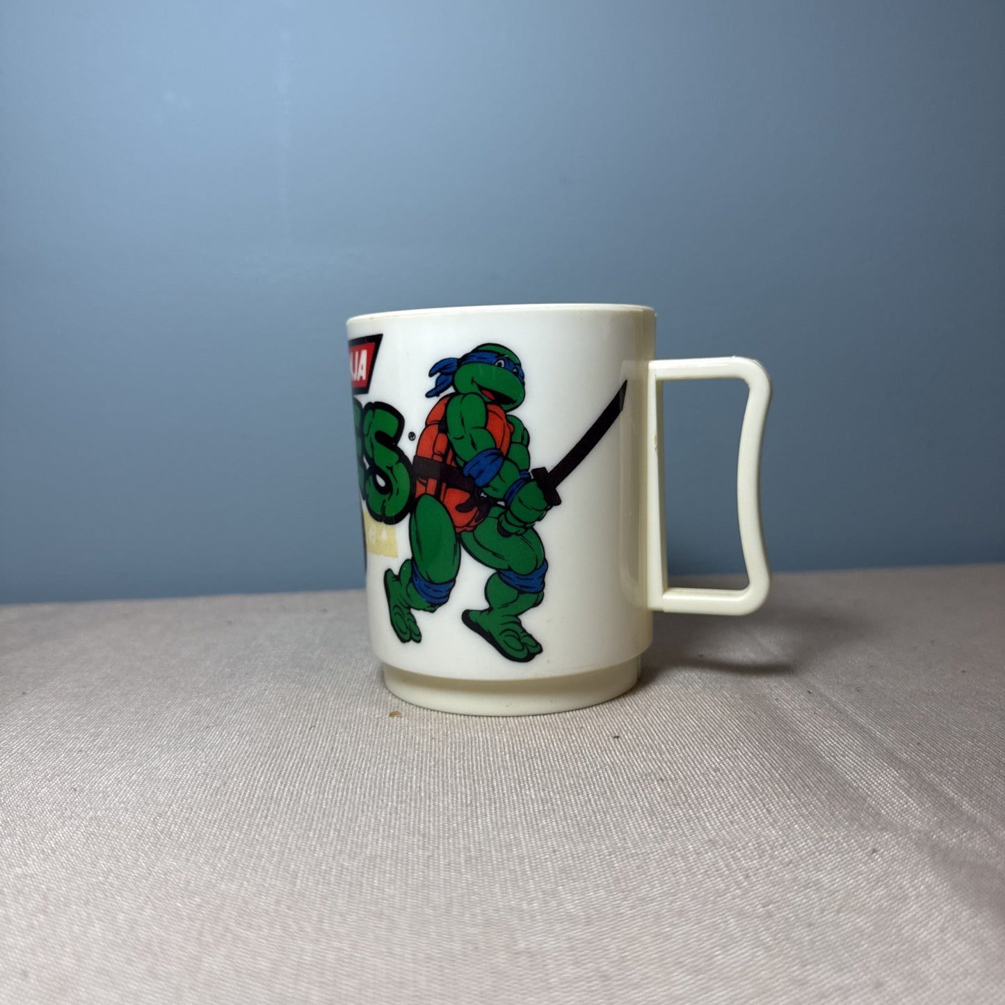 Teenage Mutant Ninja Turtles Peter Pan Plastic Cup 1989 Mirage Studios USA