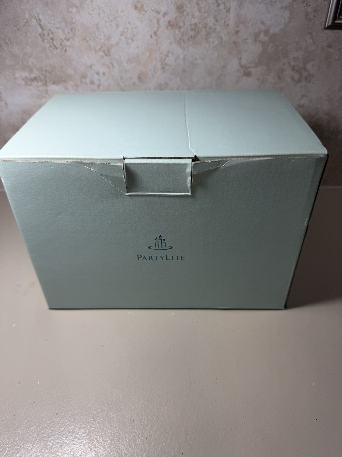 Vintage PartyLite Tree Top Inn P7320 Tealight Holder Birds Flowers New NIB Box