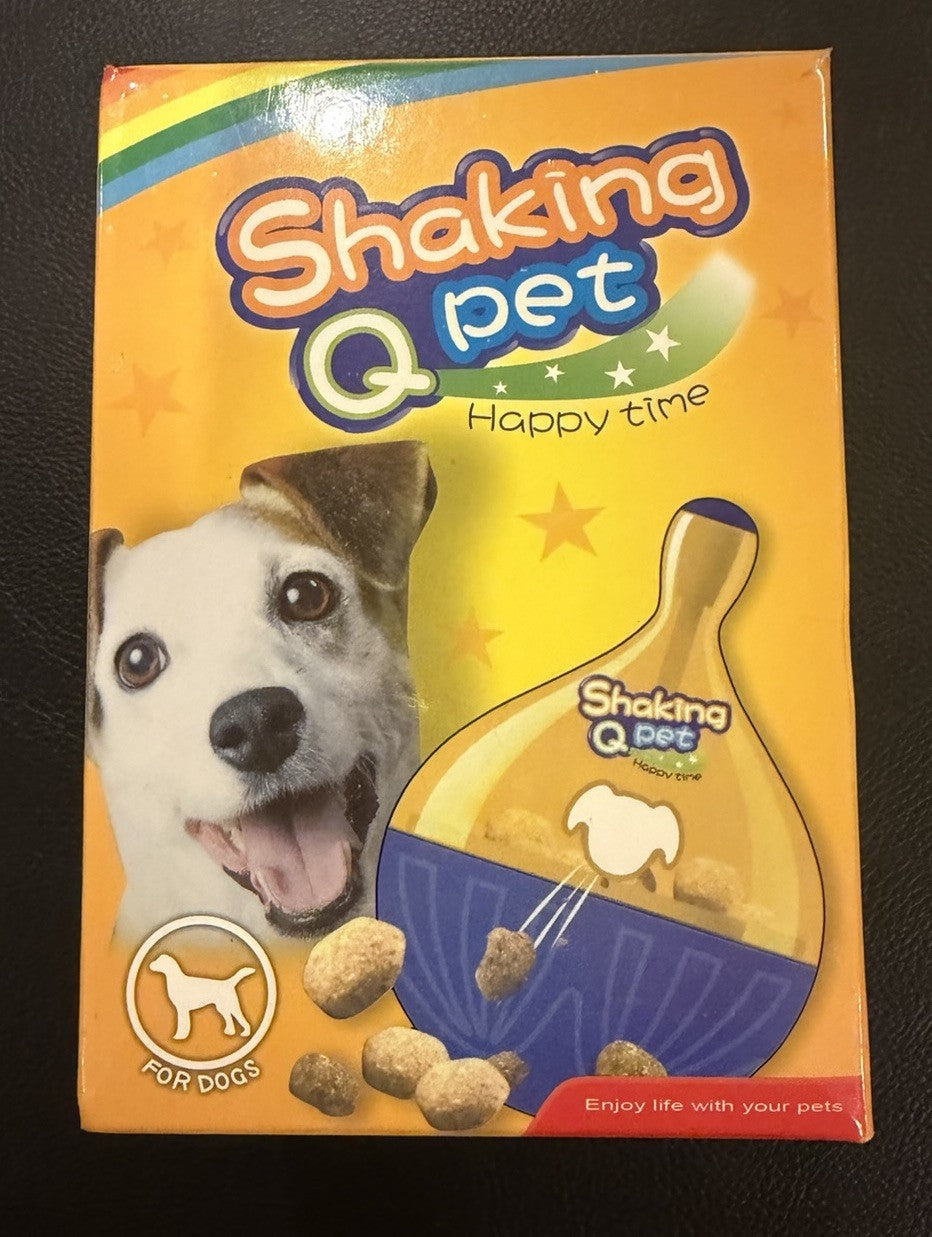 Shaking Qpet Happy Time Foraging Toy for Dogs Interactive Treat Puzzle