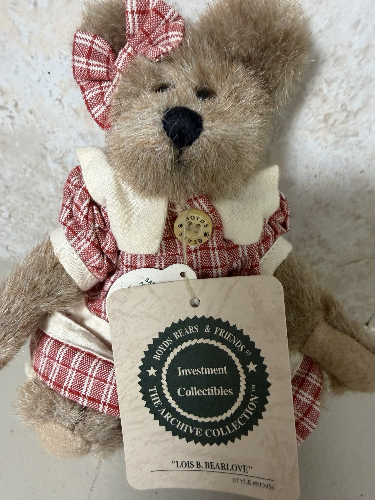 Boyds Bears Archive Collection Clark S Bearhugs Lois B Bearlove Plush Tags Lot