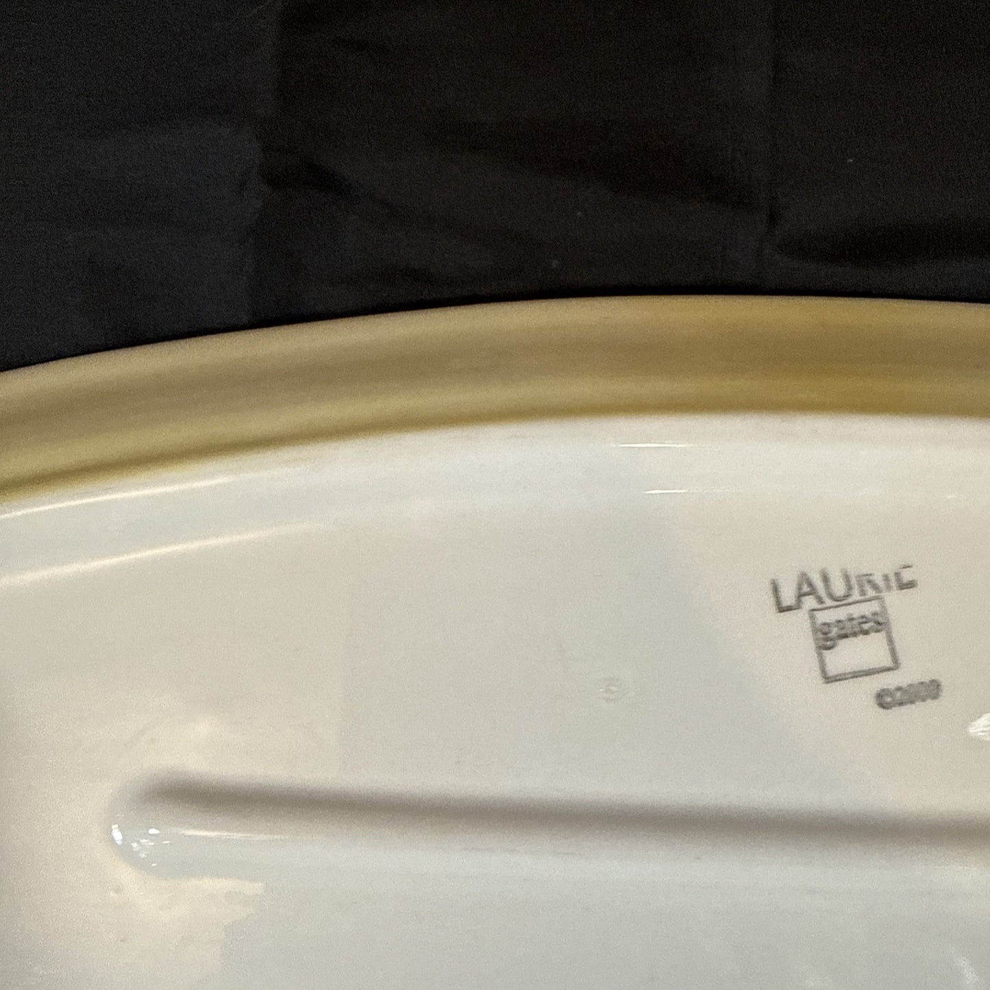 Laurie Gates Oval Ceramic Large Serving Platter 23 1/2" x 8 1/2" Tulips