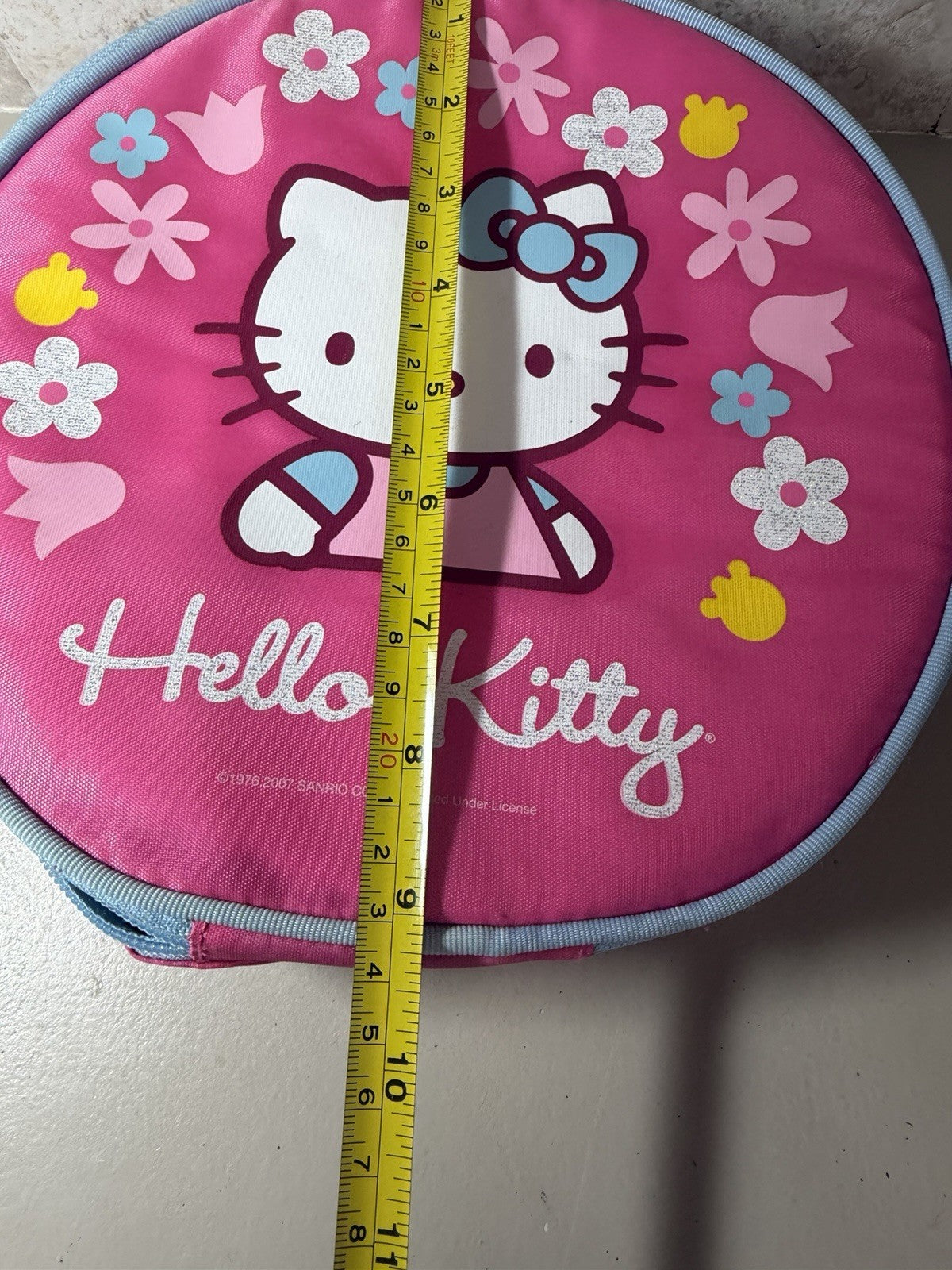 Vintage Hello Kitty Sanrio Plush Lot 3 Pink Flower Thermos Case Character Dolls