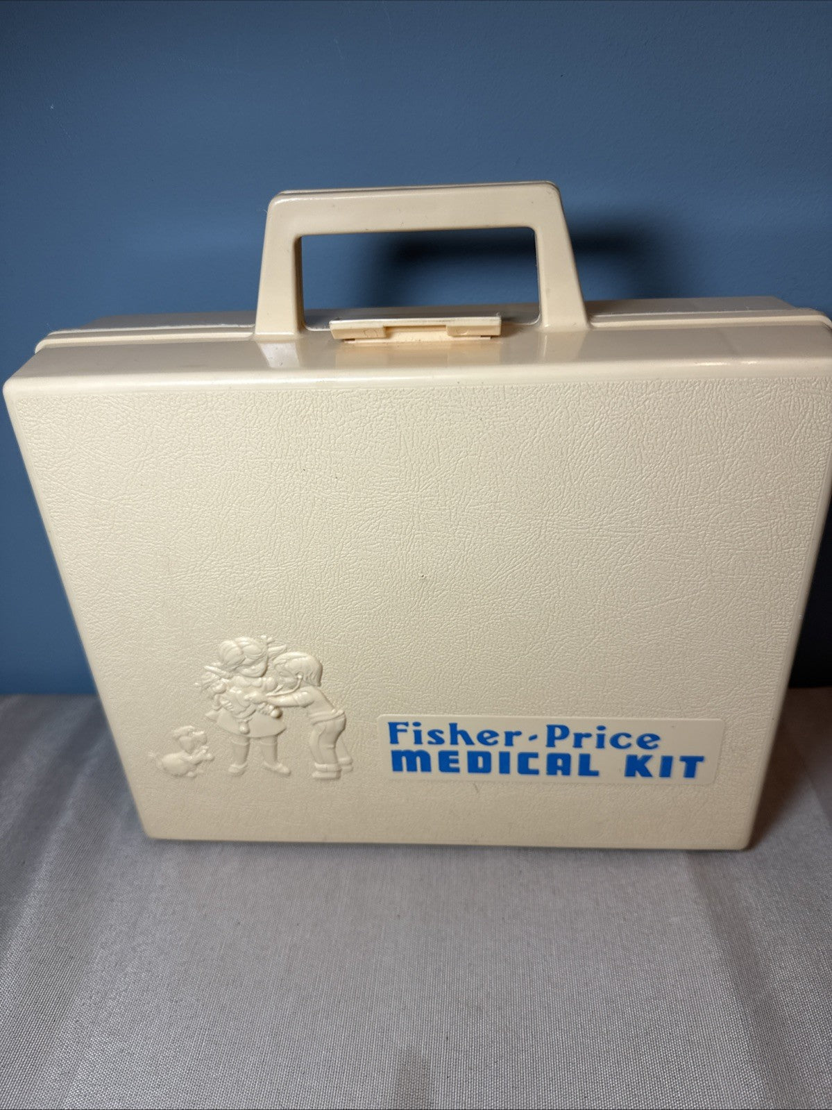 Vintage 1977 Fisher Price Medical Kit 936 Complete Doctor Pretend Play Set Case