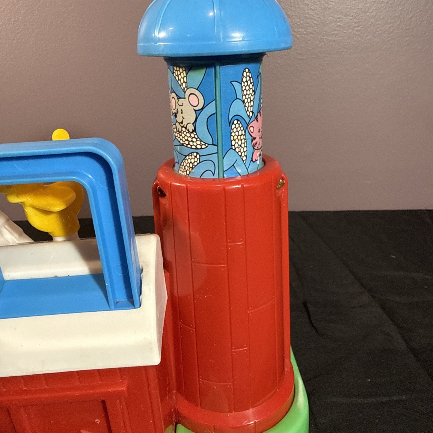 Vintage Playskool Activity Farm 1989 Pop Up Toy Take Along WORKS