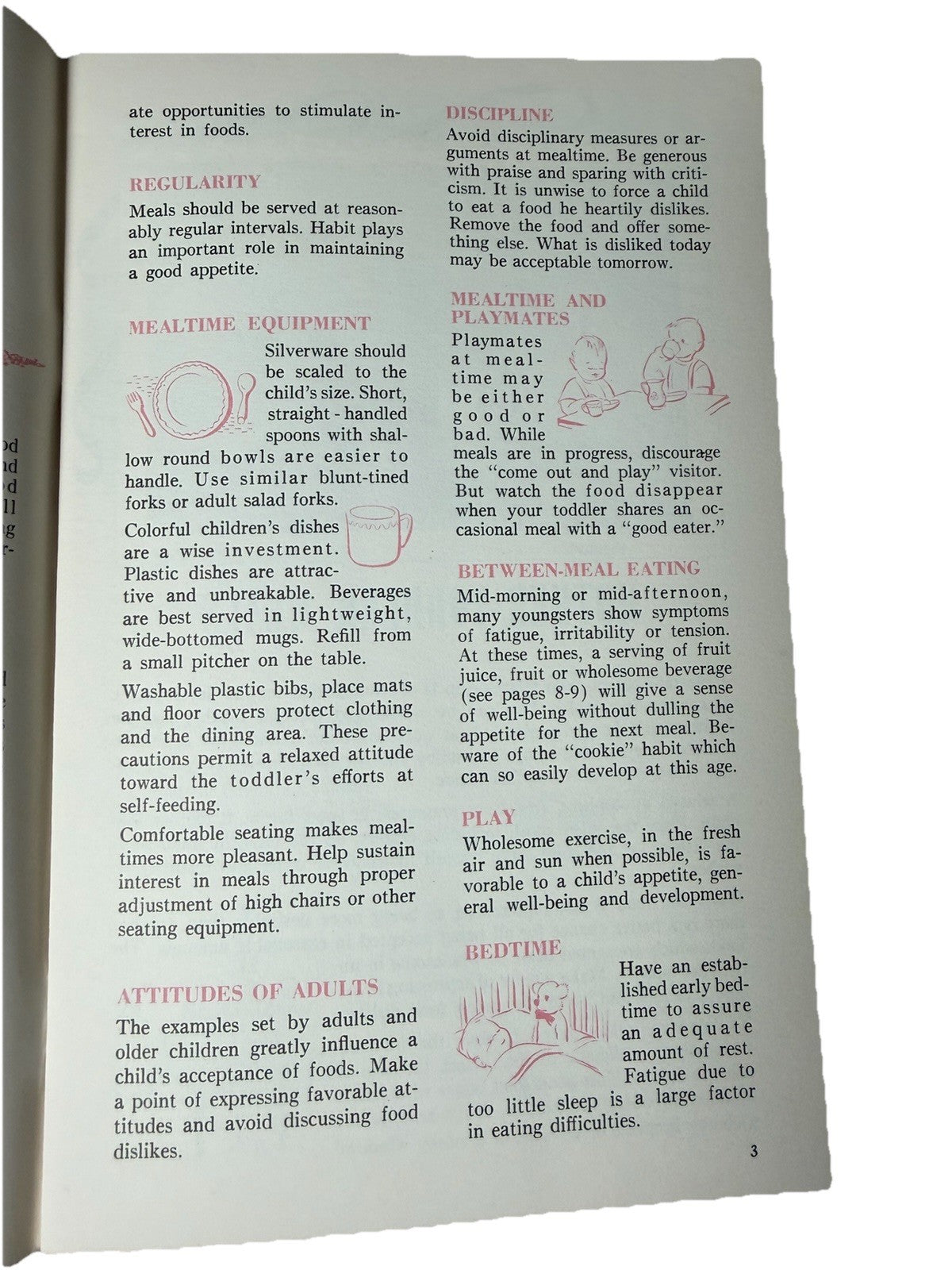 Recipes for Toddlers Gerber Baby Foods 1956 Paperback Booklet