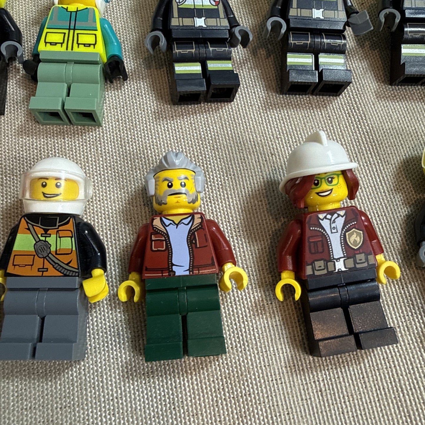 LEGO Fire Rescue Lot of Minifigures Firefighters Vehicles Accessories Parts