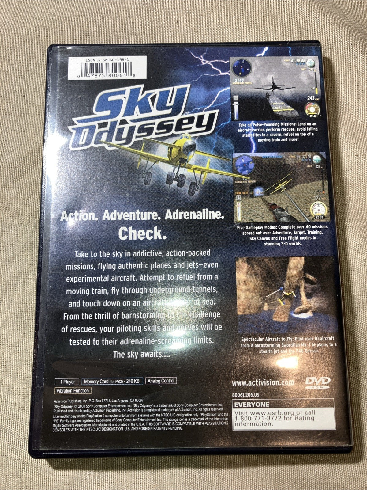 Sky Odyssey PS2 Brand New Factory Sealed PlayStation 2 Game