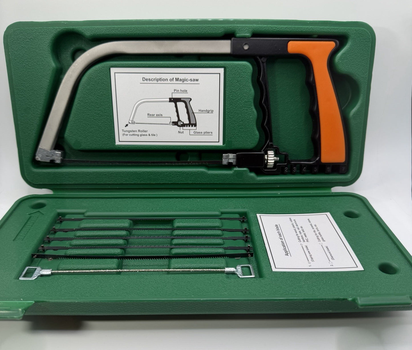 Magic Saw Multipurpose 7 Blade Cutting Tool Kit Never Used