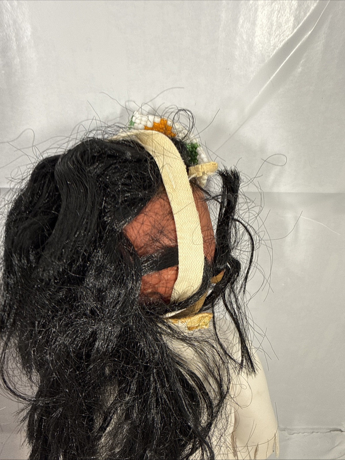 Vintage Native American Dolls Hong Kong Posable Figures 10" 12" Lot 2