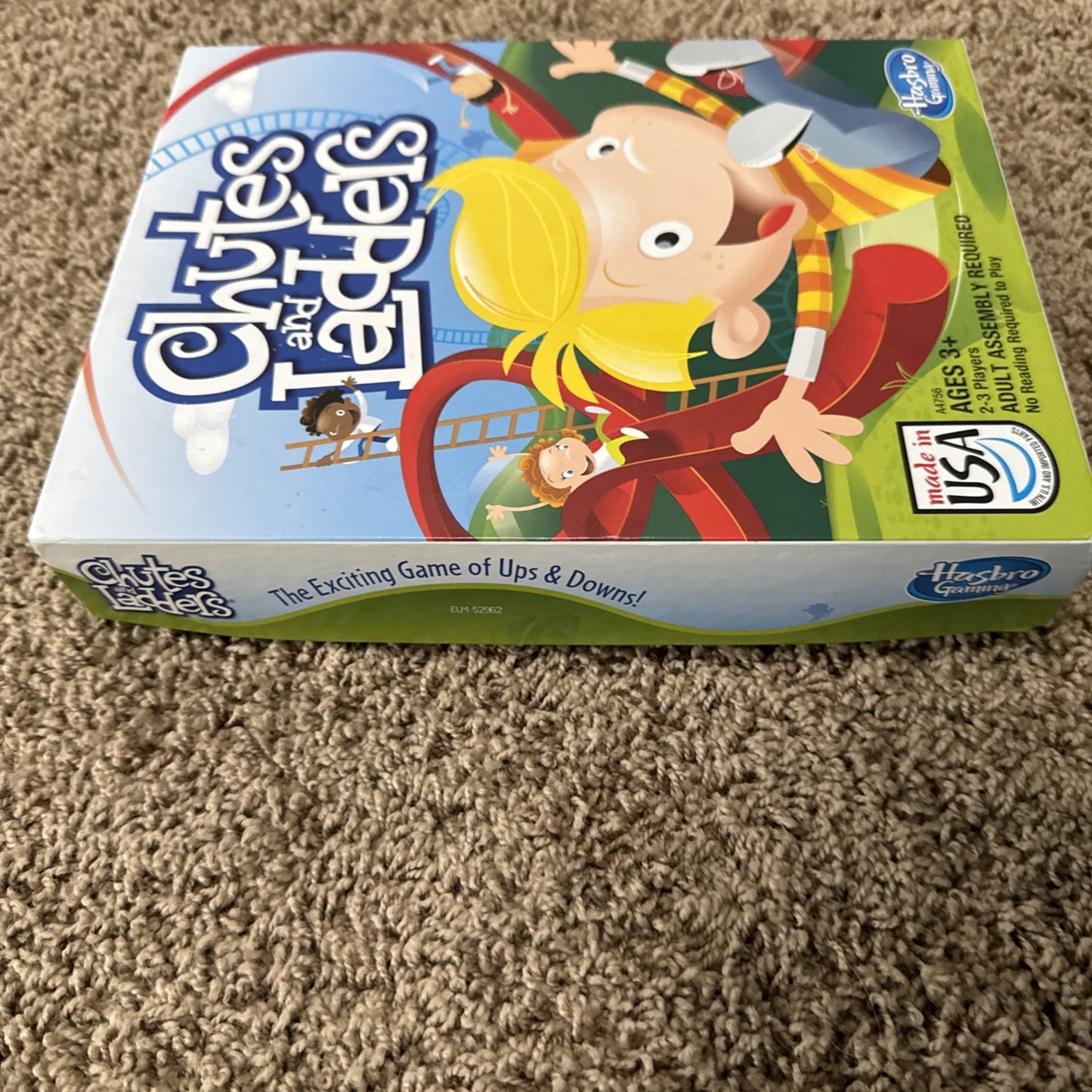 Chutes And Ladders Board Game Hasbro 2013 Complete Made In USA