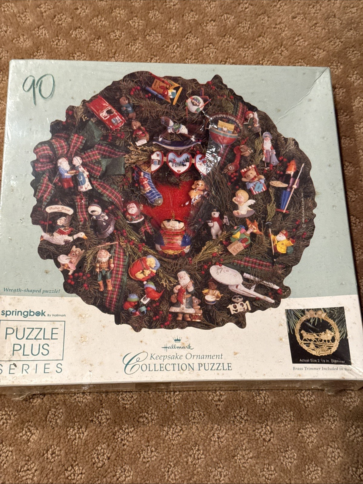 Vintage Christmas Jigsaw Puzzles Set of 5 Schmidt Bits Pieces Hallmark Santa 3D