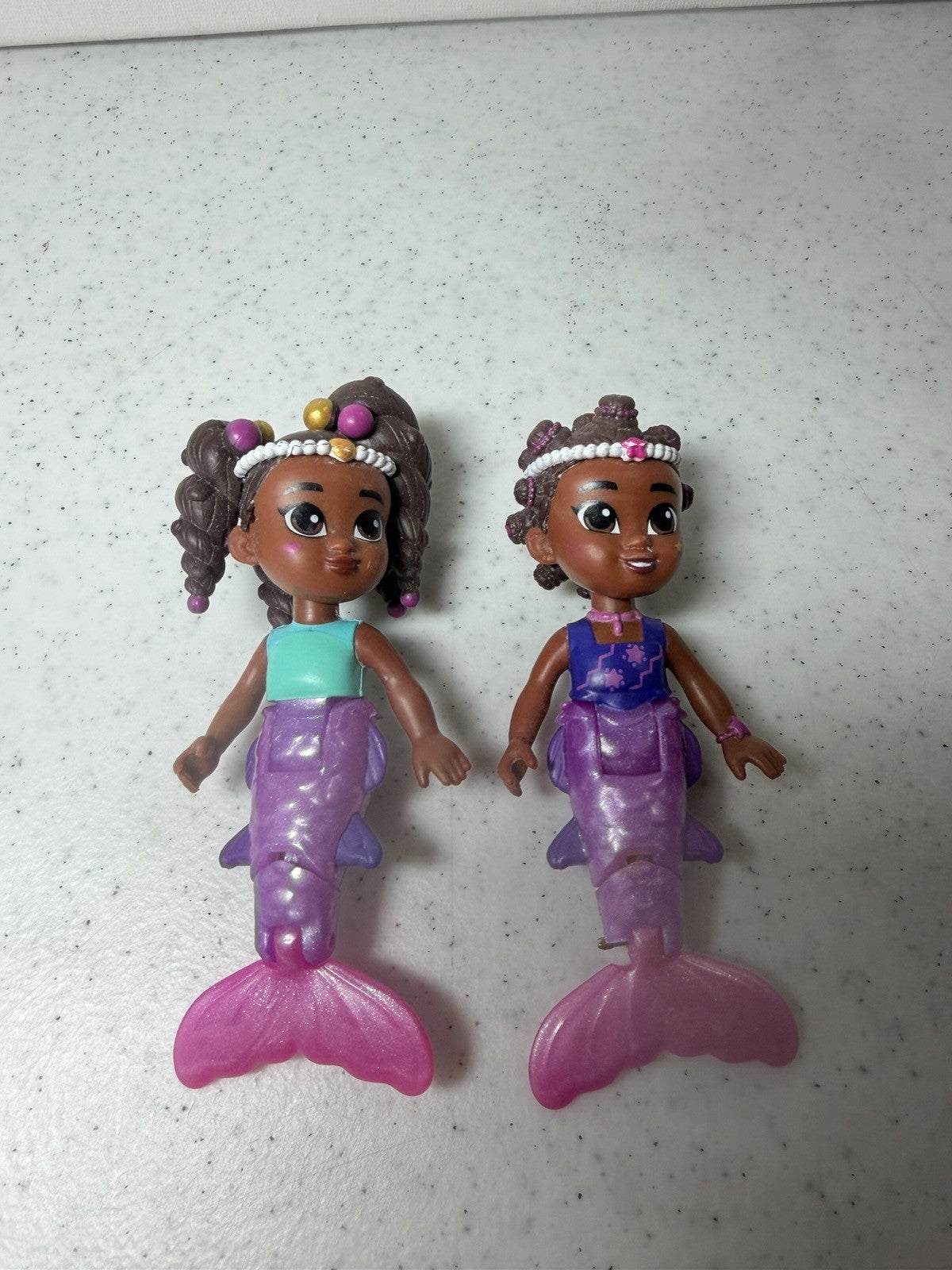 Disney Junior Ariel Royal Family Figure Lot King Triton Ursula Alana Ayanna