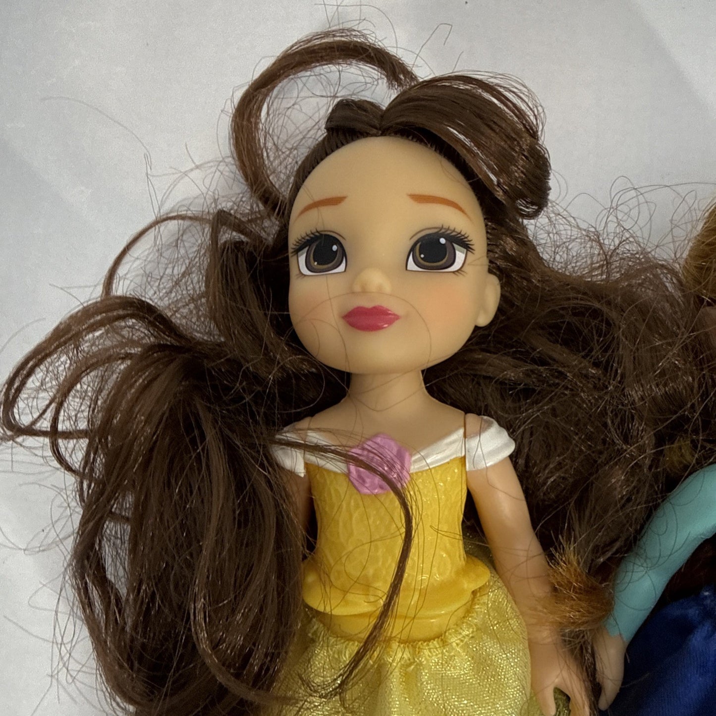 Disney Petite Princess Dolls Belle Anna Lot 3 Mini Fashion Dolls