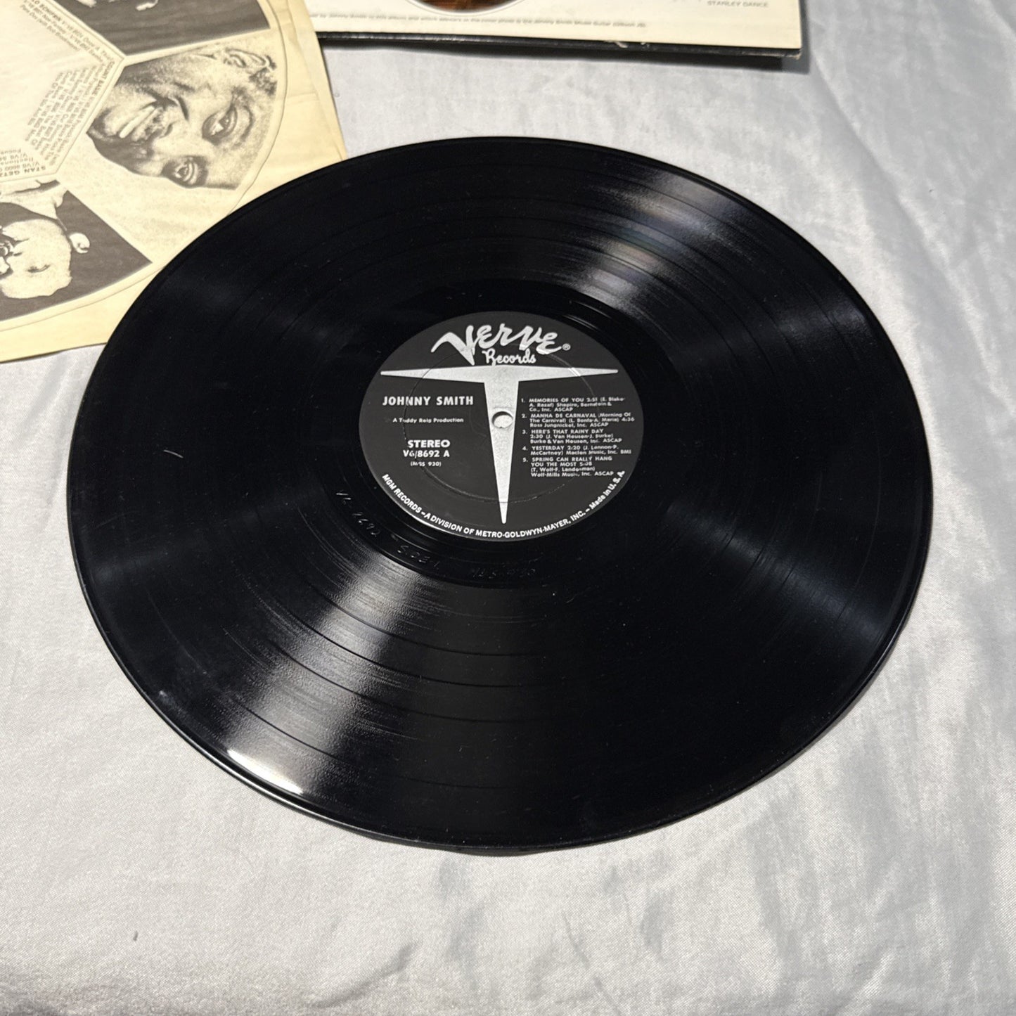 Johnny Smith Self Titled LP Verve Vinyl 1967 Guitar Jazz