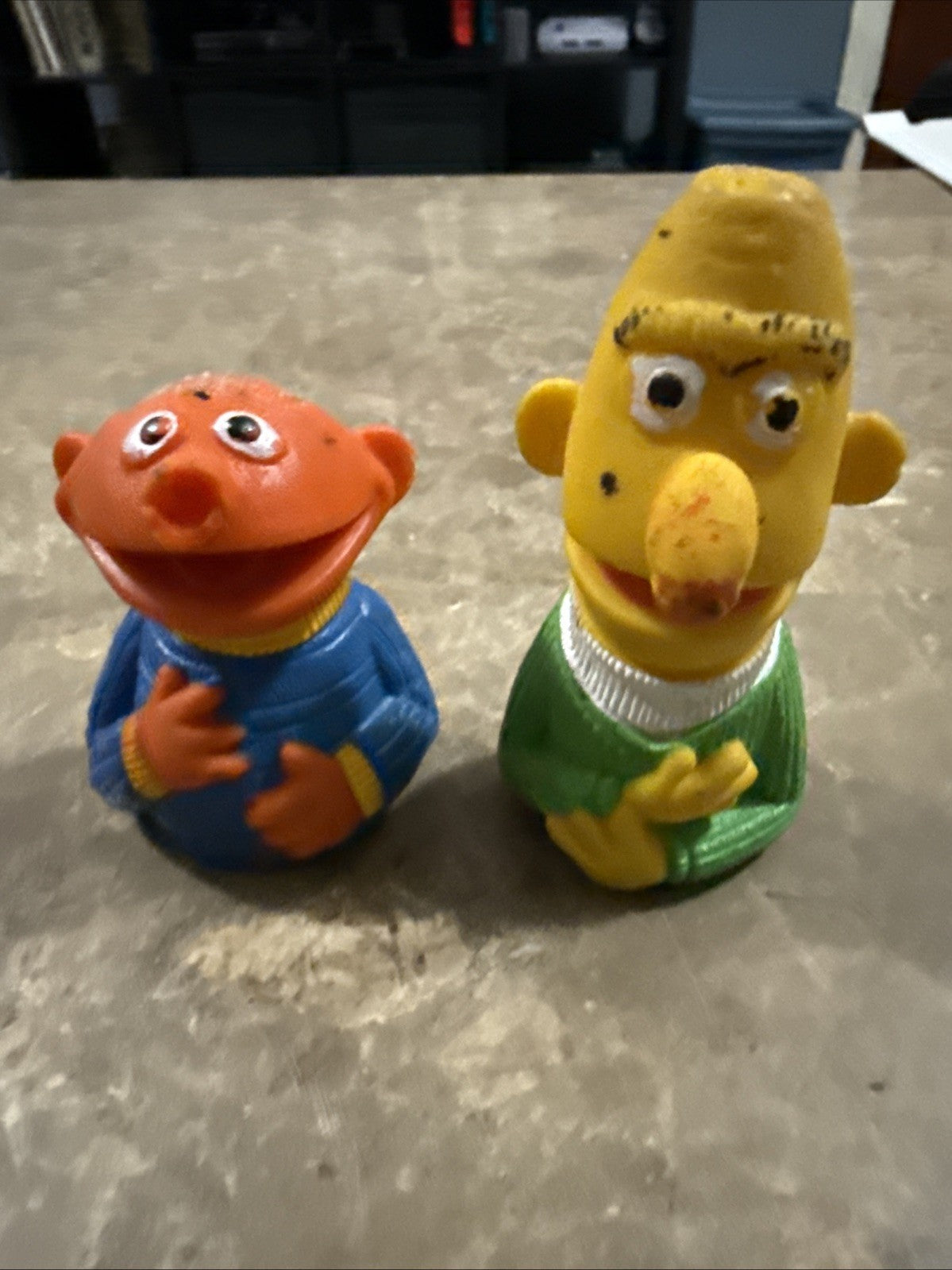Vintage Muppets Inc Sesame Street Finger Puppets Lot 5 Bert Ernie Grover 1970s