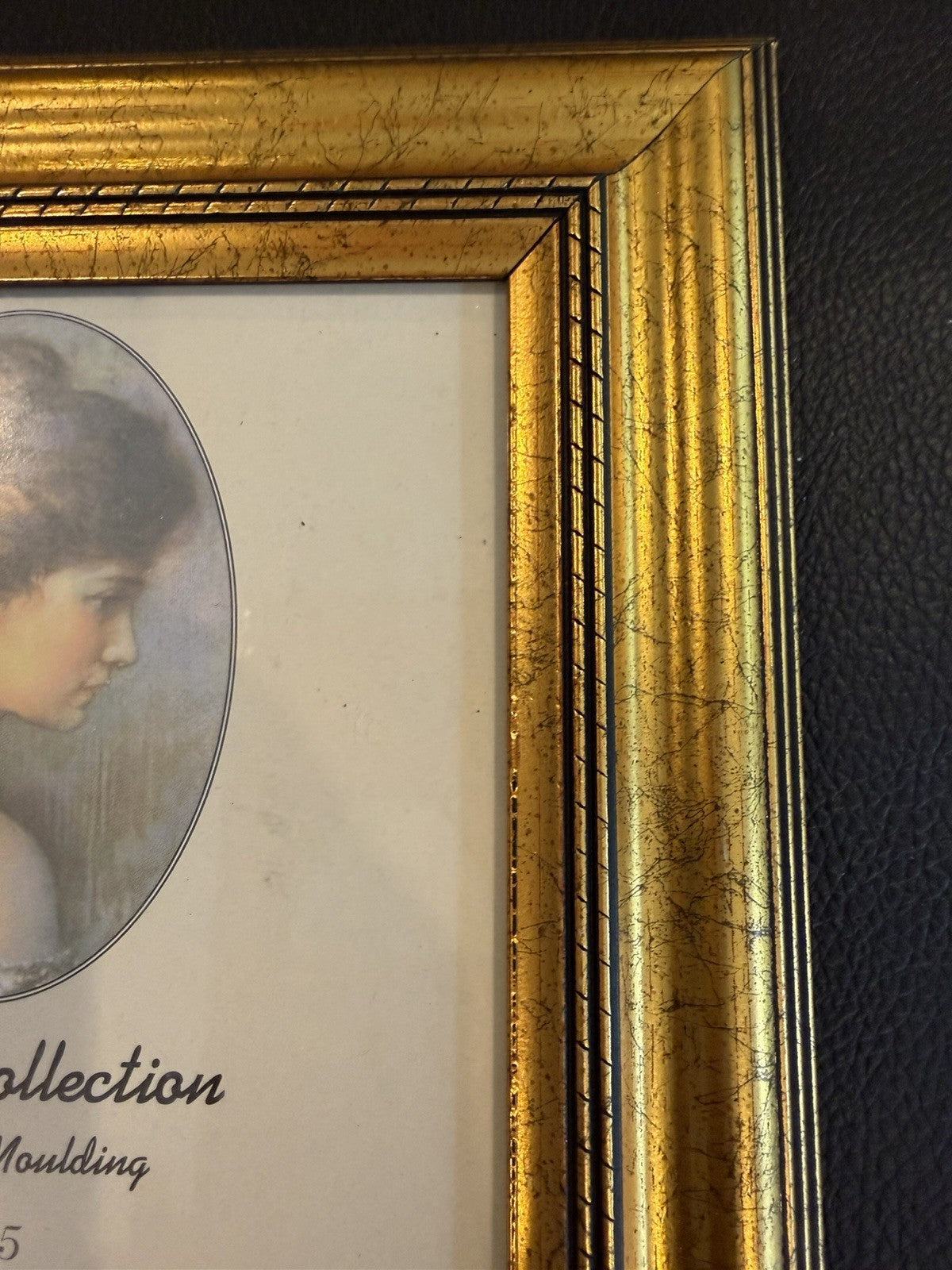 Classic Collection Gold Picture Frames Set 2 Square 7x7 European Moulding NEW