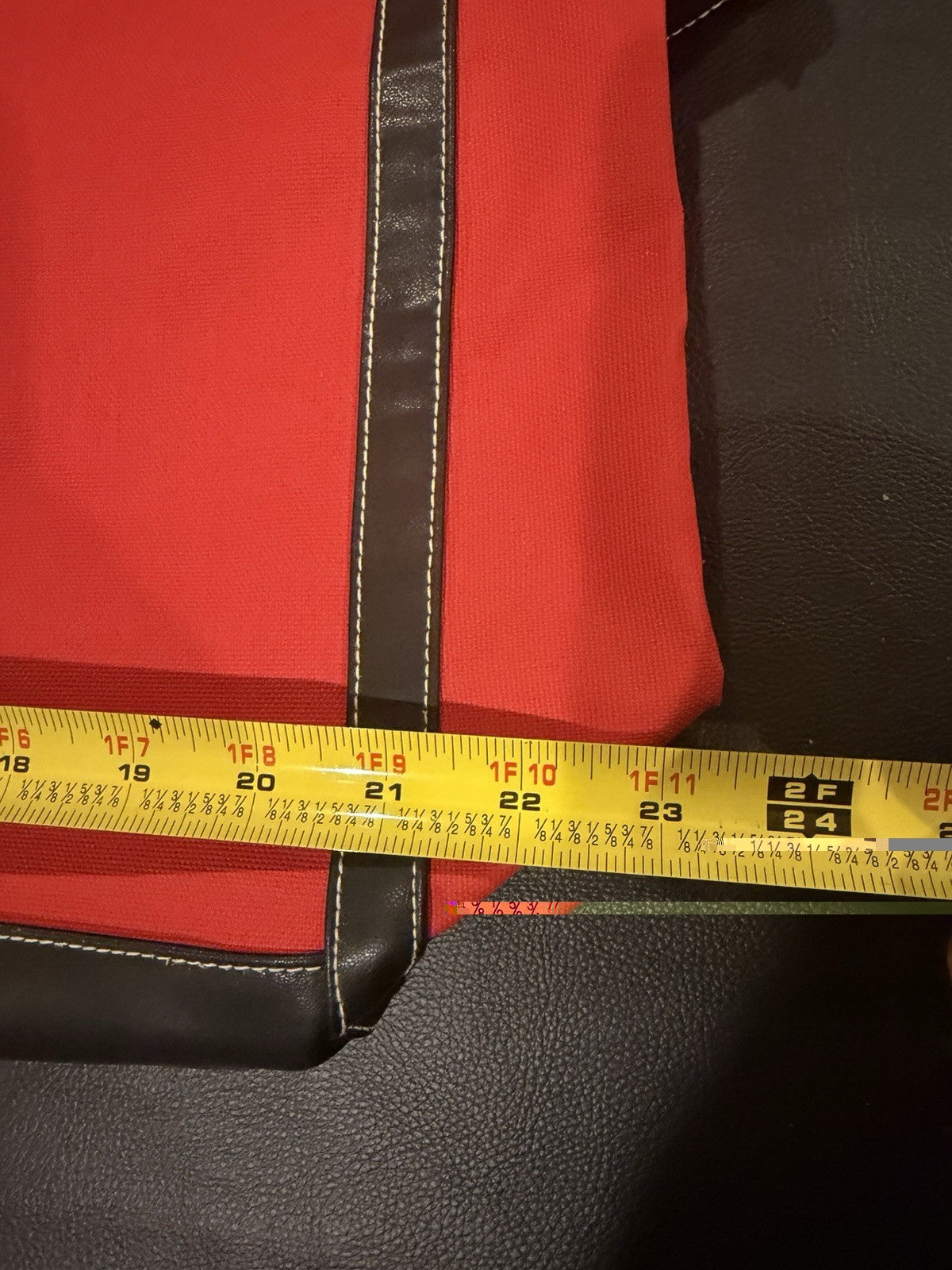 Elizabeth Arden Red Black Canvas Tote Bag Cosmetic Travel Shopper Gift Tag