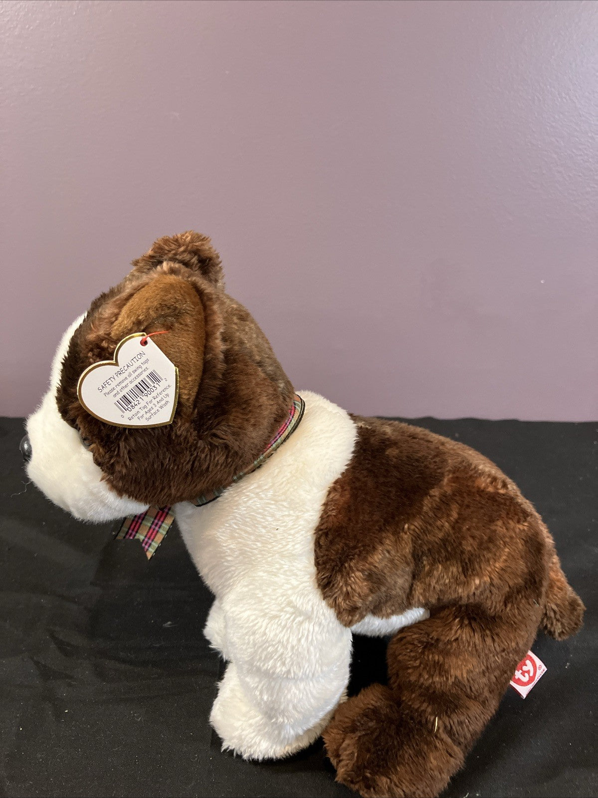 Ty Beanie Buddy Sport Boston Terrier Plush Vintage Stuffed Dog
