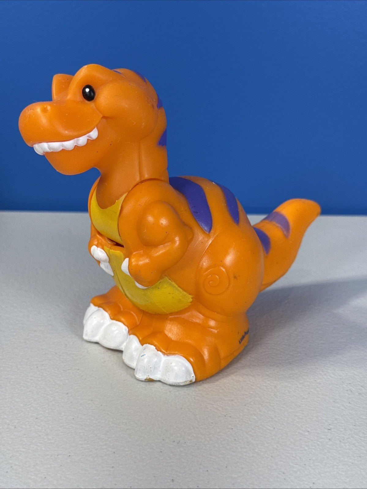 Vintage Fisher Price Little People Dinosaur Donald Egg Baby T Rex Cave Person