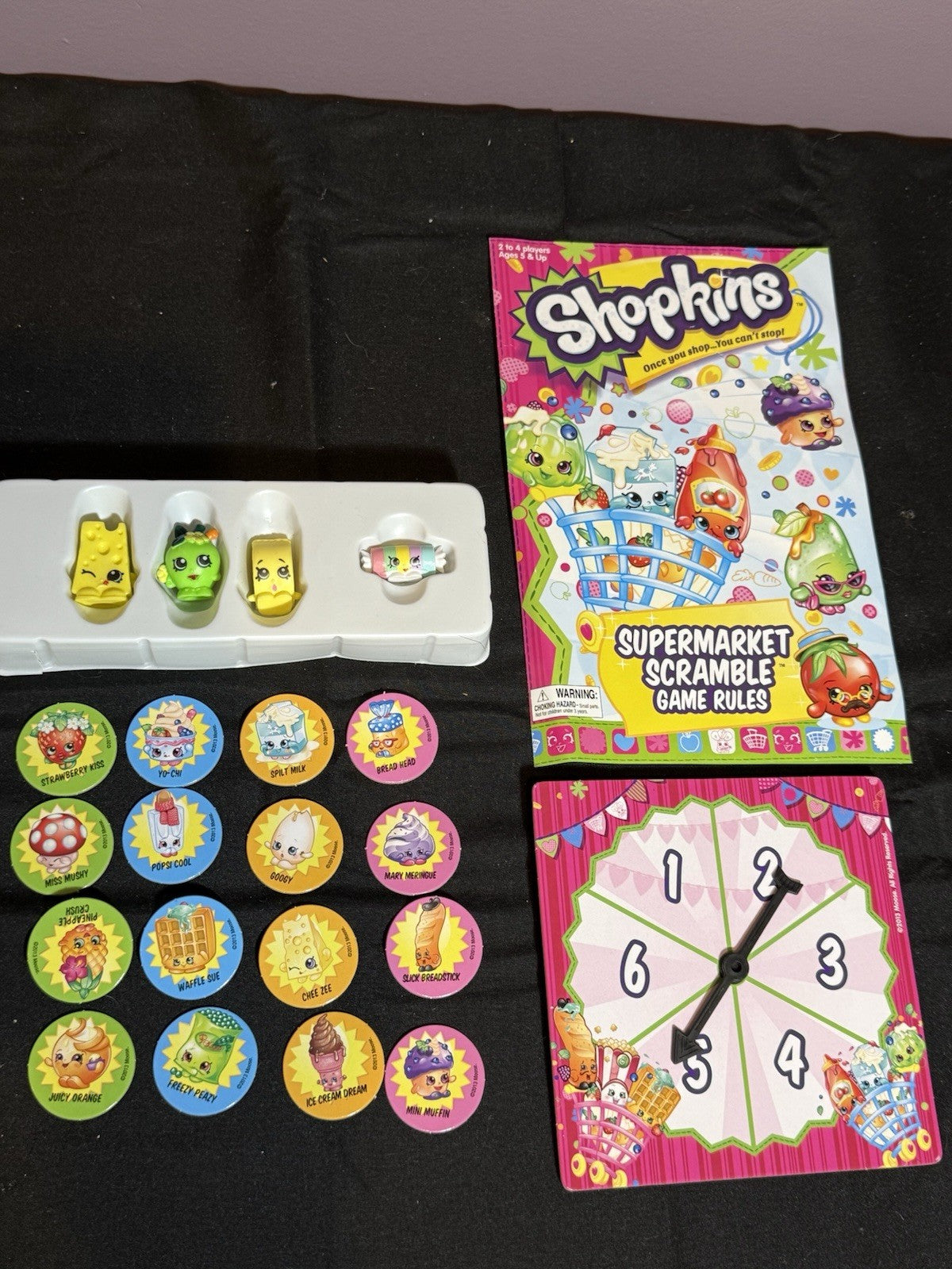 Shopkins Supermarket Scramble Game w Exclusive Figures