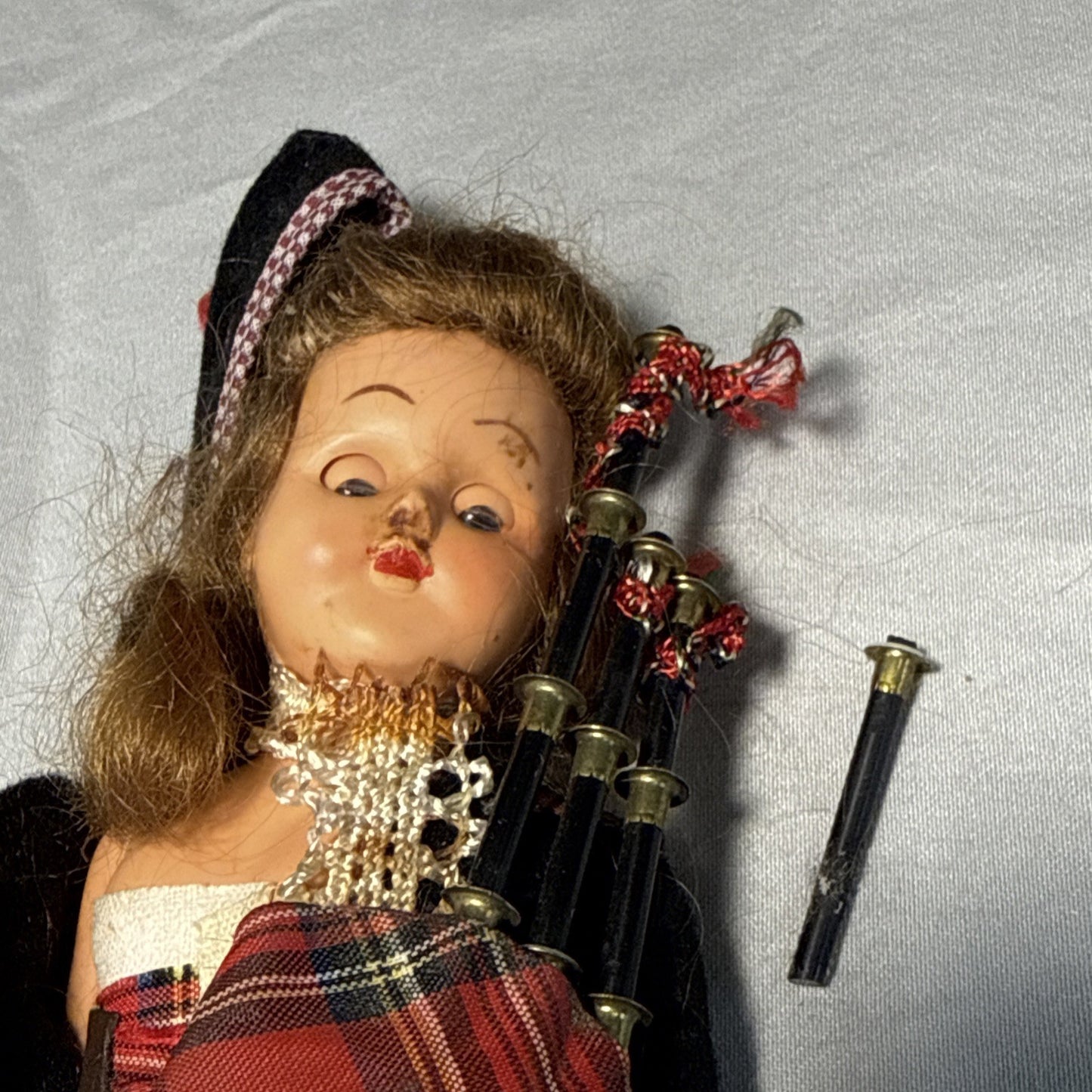 Lot of 4 Vintage Scottish Dolls Bagpipe Sleepy Eye 6" 7" Lot of 4 England