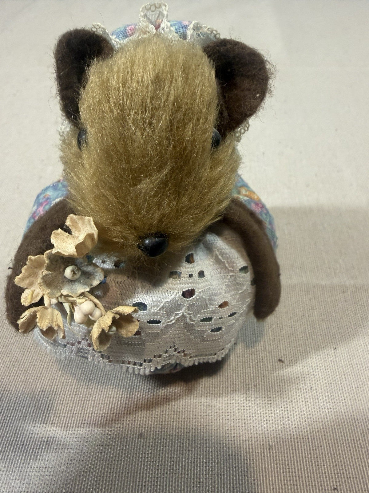 Vintage Eden Lady Mouse Potpourri Holder Beatrix Potter Inspired 1980s