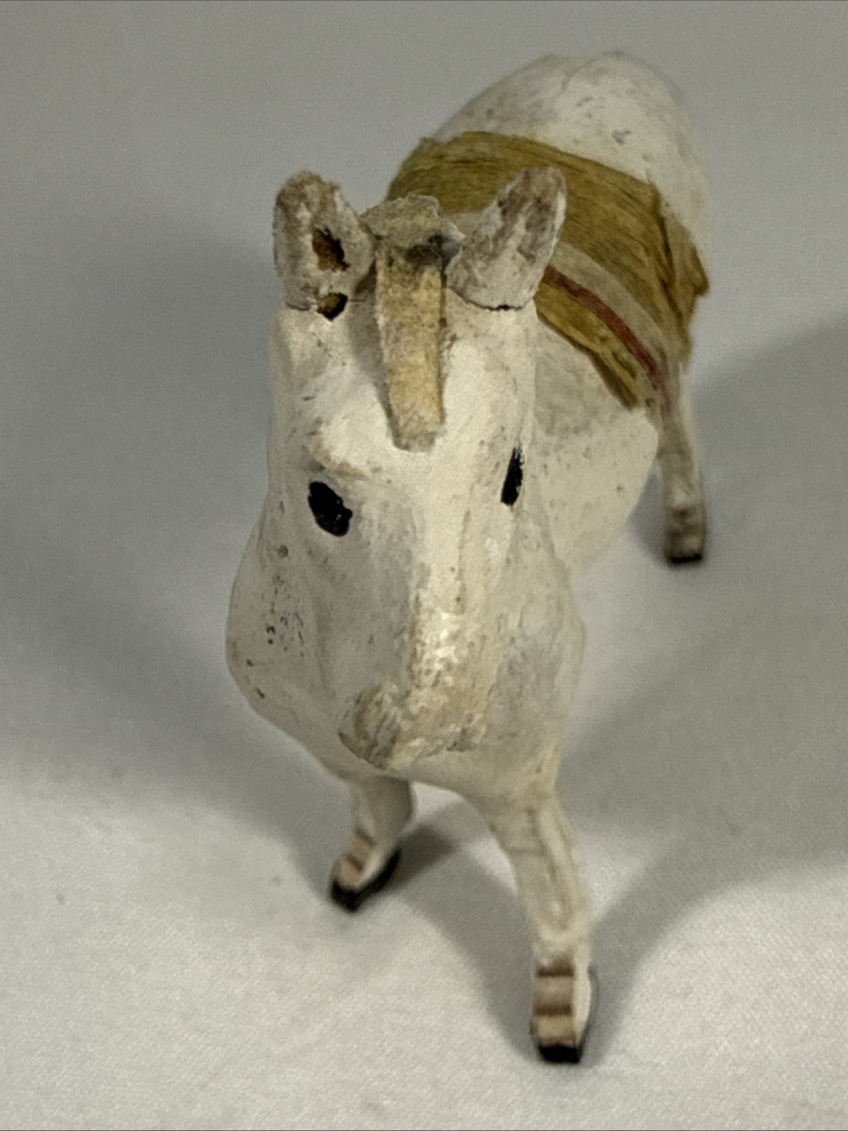 Rare Vintage Toy Mini Horse Paper Mache 2.5 Inch Beautiful Must Have Piece