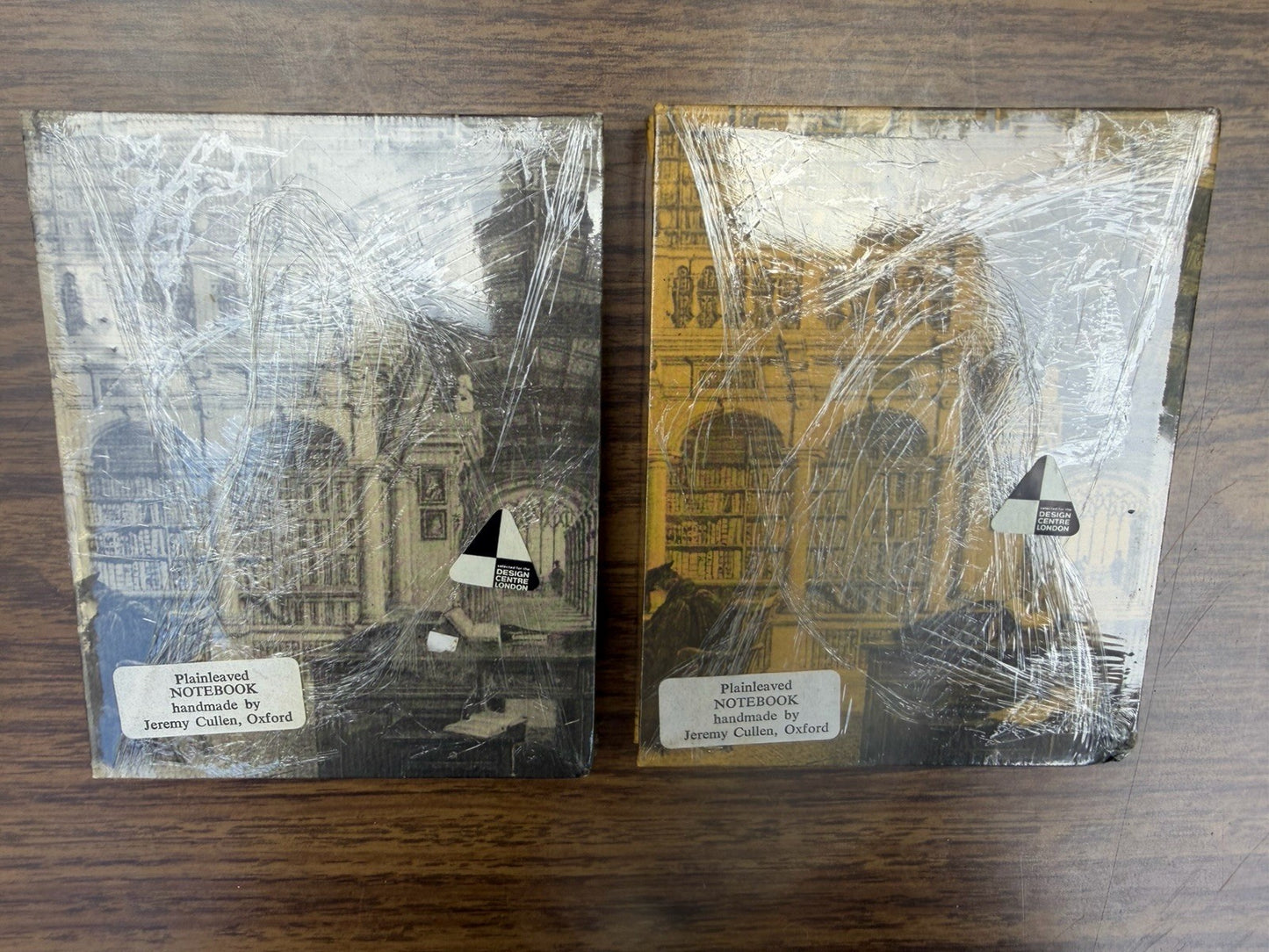 Jeremy Cullen Oxford Handmade Notebook Set Bodleian Library Plain Leaved Pair