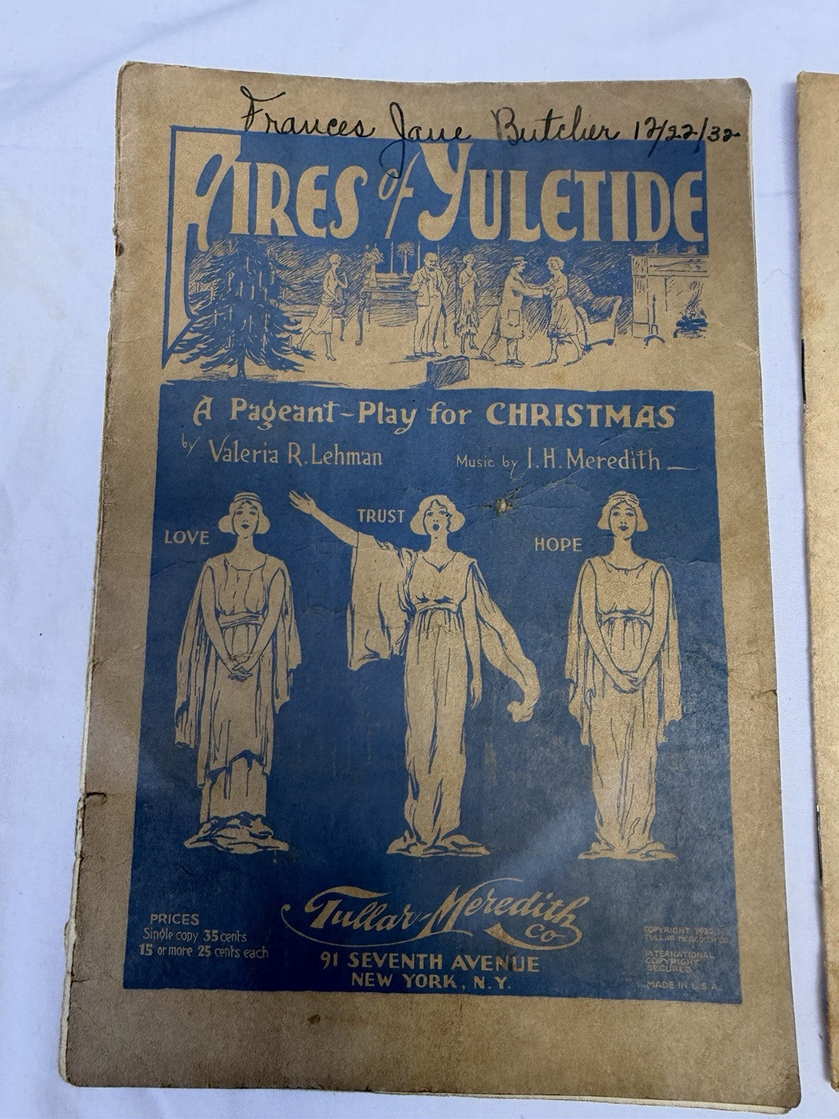 Vintage 1920s 1930s Christmas Pageant Play Cantata Sheet Music Lot Rare