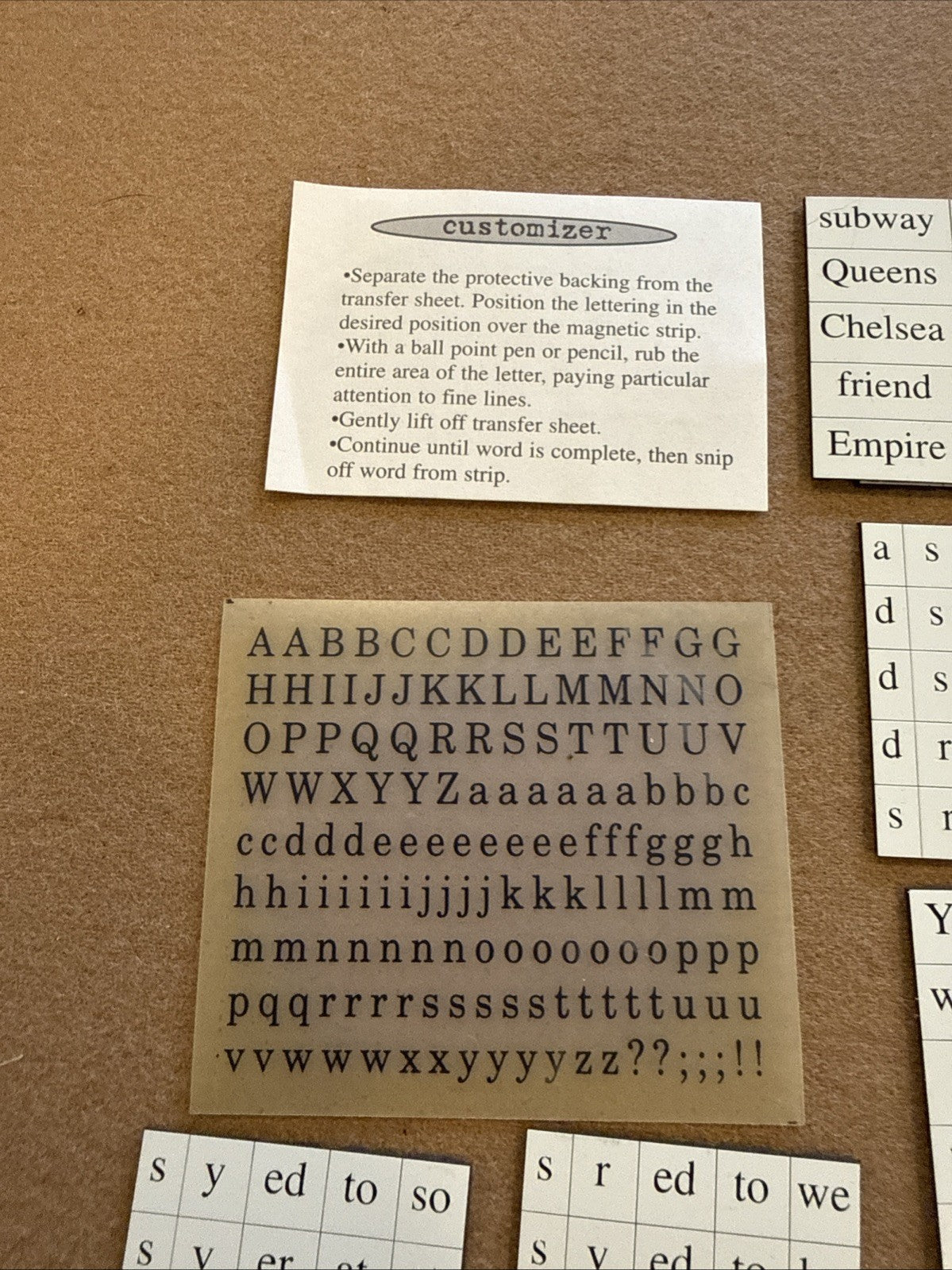 Magnetic Poetry Kit New York City Edition, Near Complete, NYC Theme Word Magnets