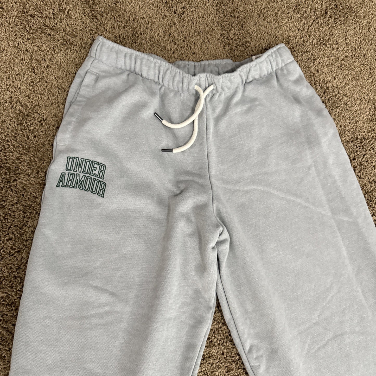 Under Armour Heavyweight Terry Cloth Jogger Sweatpants Gray Men's Medium