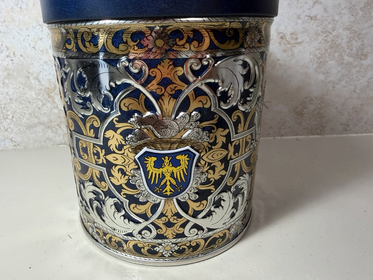 Vintage Lebkuchen Schmidt Nurnberg Germany Embossed Collectible Cookie Tin Box