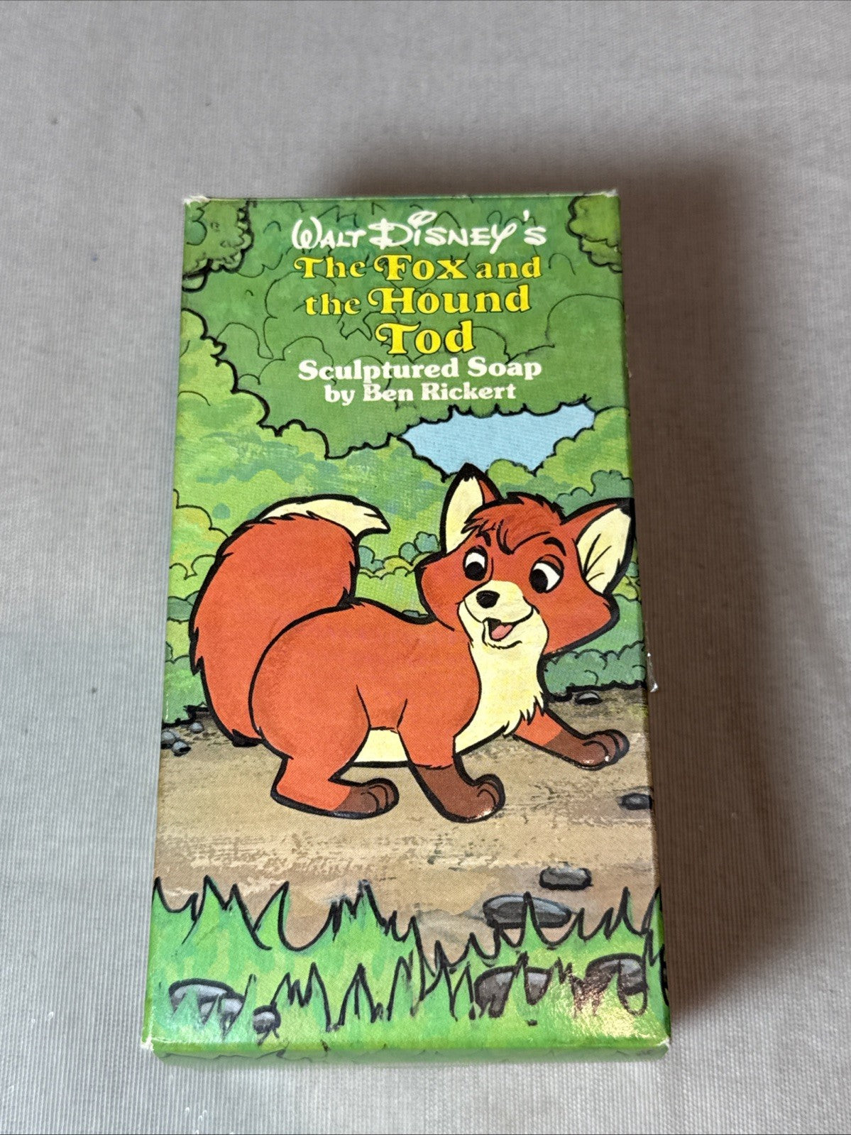 Vintage Disney Fox and the Hound Sculpted Soap Cooper Tod Set of 2 1980