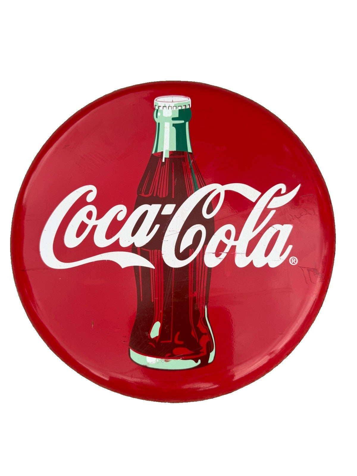 Coke Collectible 12" Button Commercial Soda Machine 2009 Manufactured by Hanover