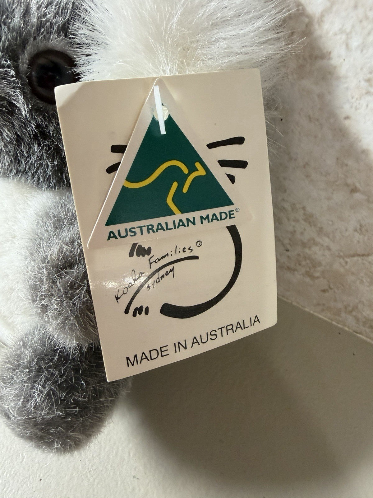 Australian Made Koala Plush Toy Holding Flag Souvenir Stuffed Animal Australia