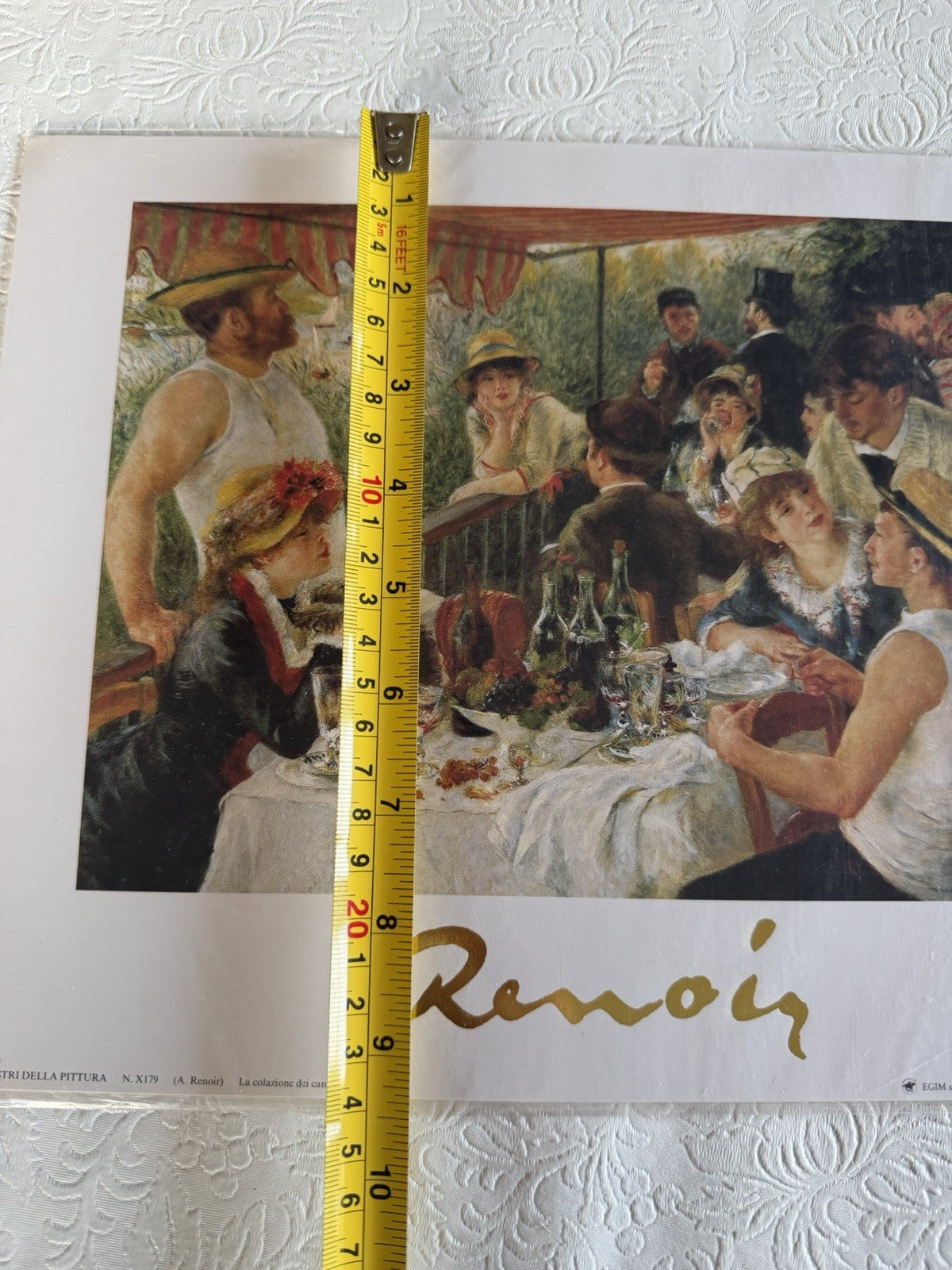 Maestri Della Pittura Art Prints Set 8 Renoir Cezanne Klimt Pissarro 24x30cm