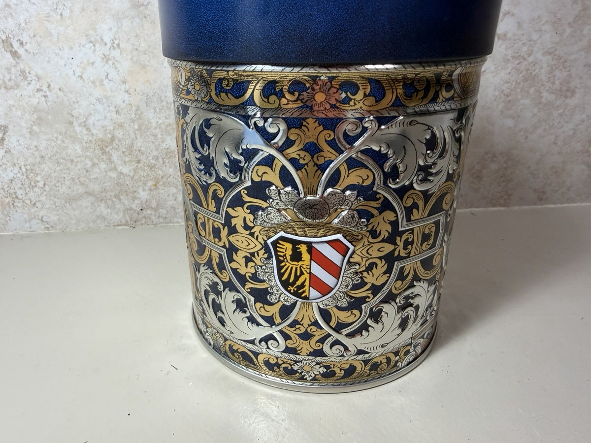 Vintage Lebkuchen Schmidt Nurnberg Germany Embossed Collectible Cookie Tin Box