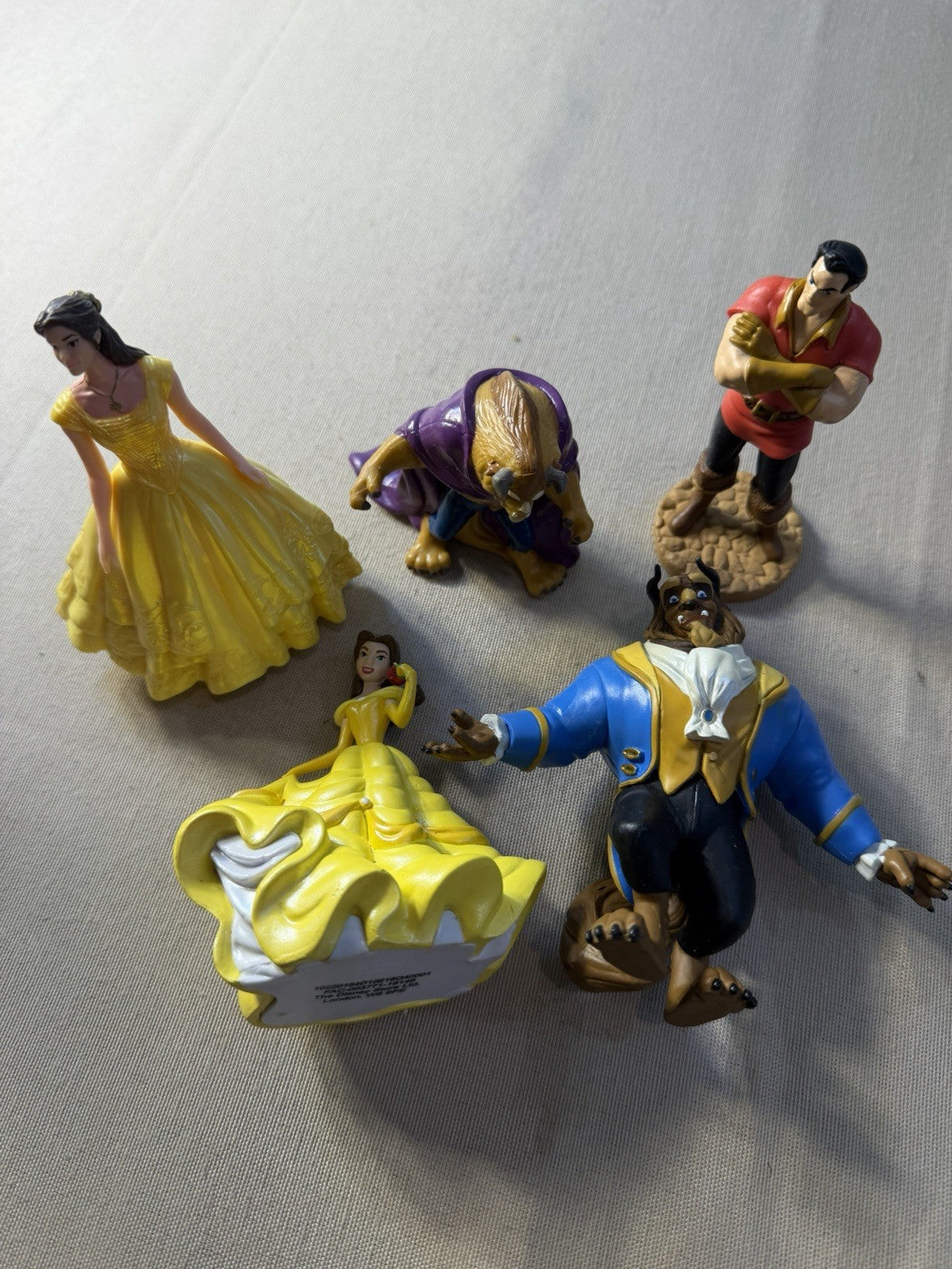 Disney Beauty Beast Comics Figures McDonalds Tea Set Vintage Toy Collection Lot