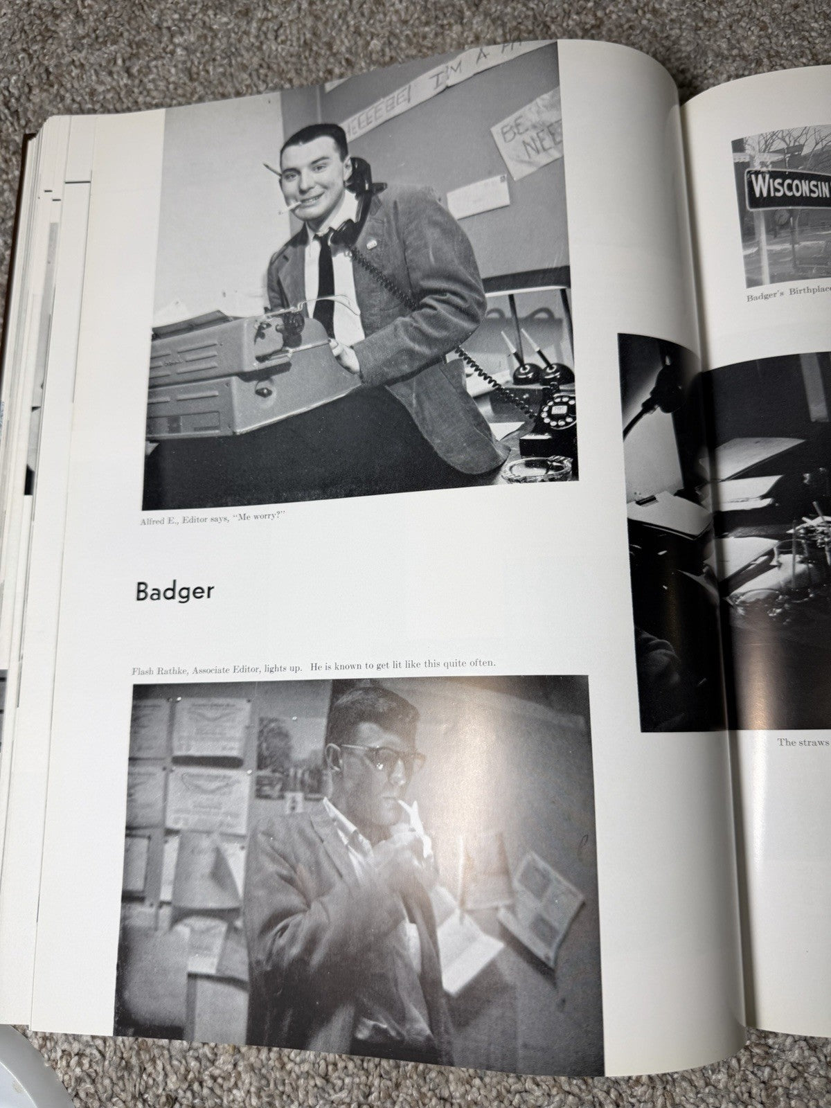 1960 University of Wisconsin Madison Yearbook Badger Book Vintage