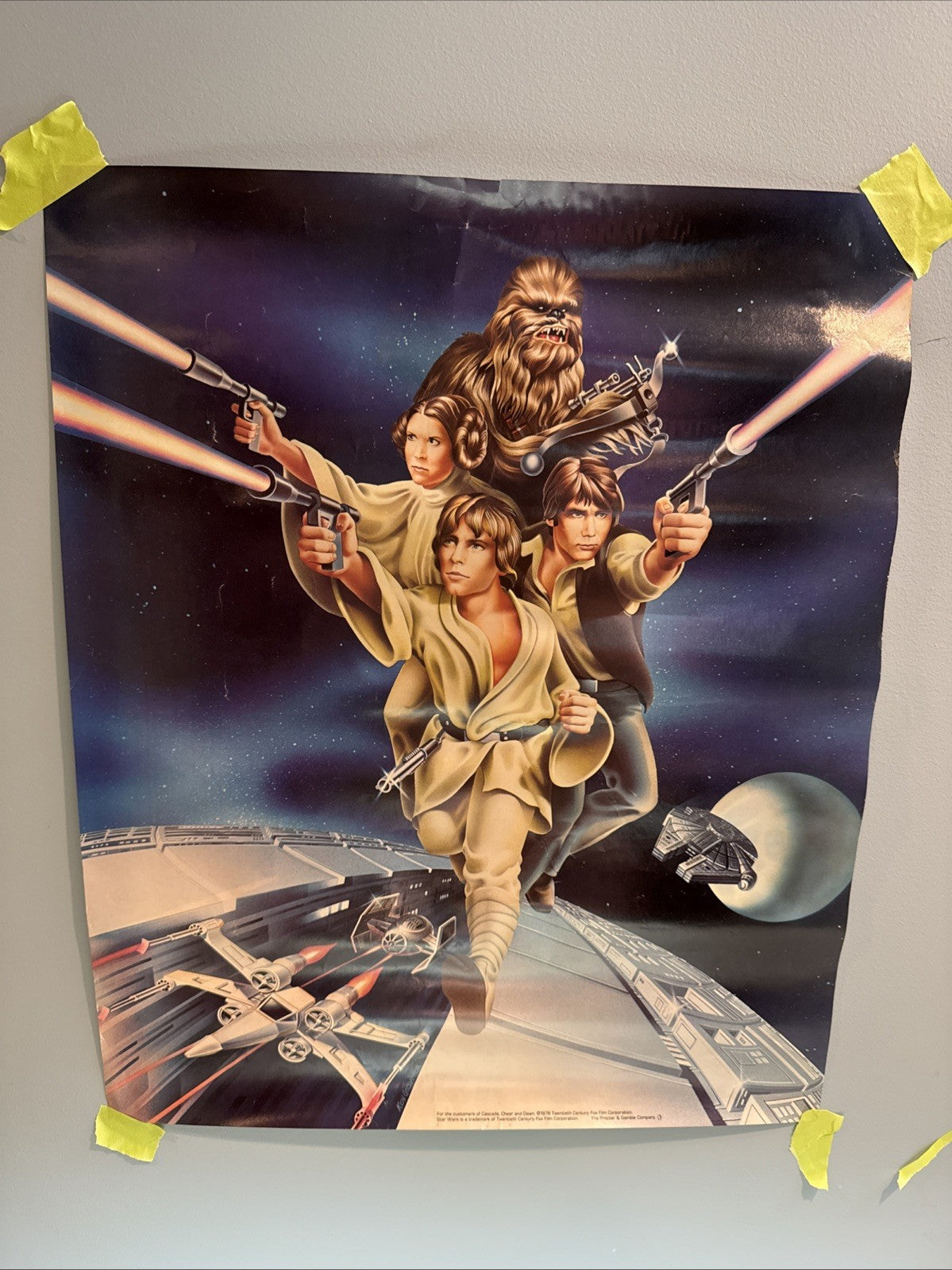 Star Wars 1978 Poster Set P&G Customer Promotion 18x22 Rare Pair Posters