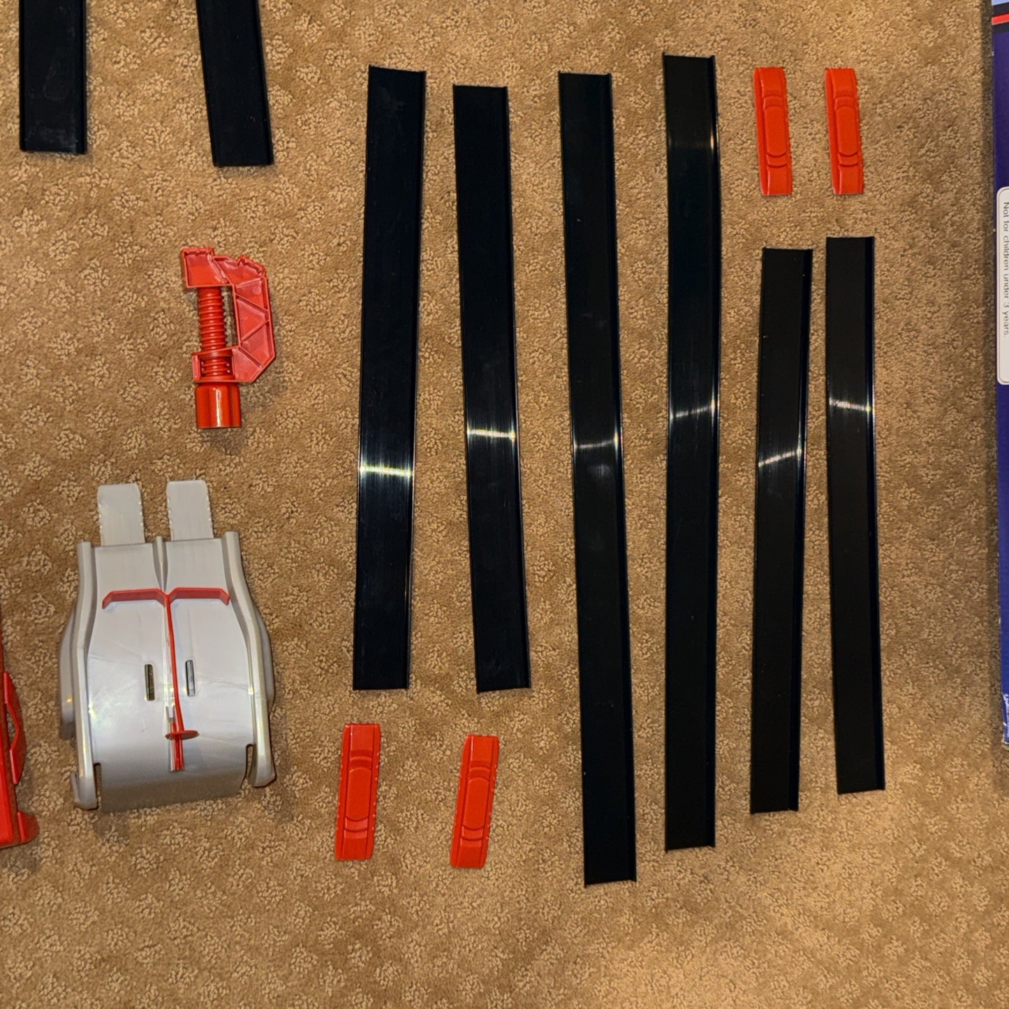 Vintage Bosch Service Looping Race Track Set Incomplete Missing 1 Loop