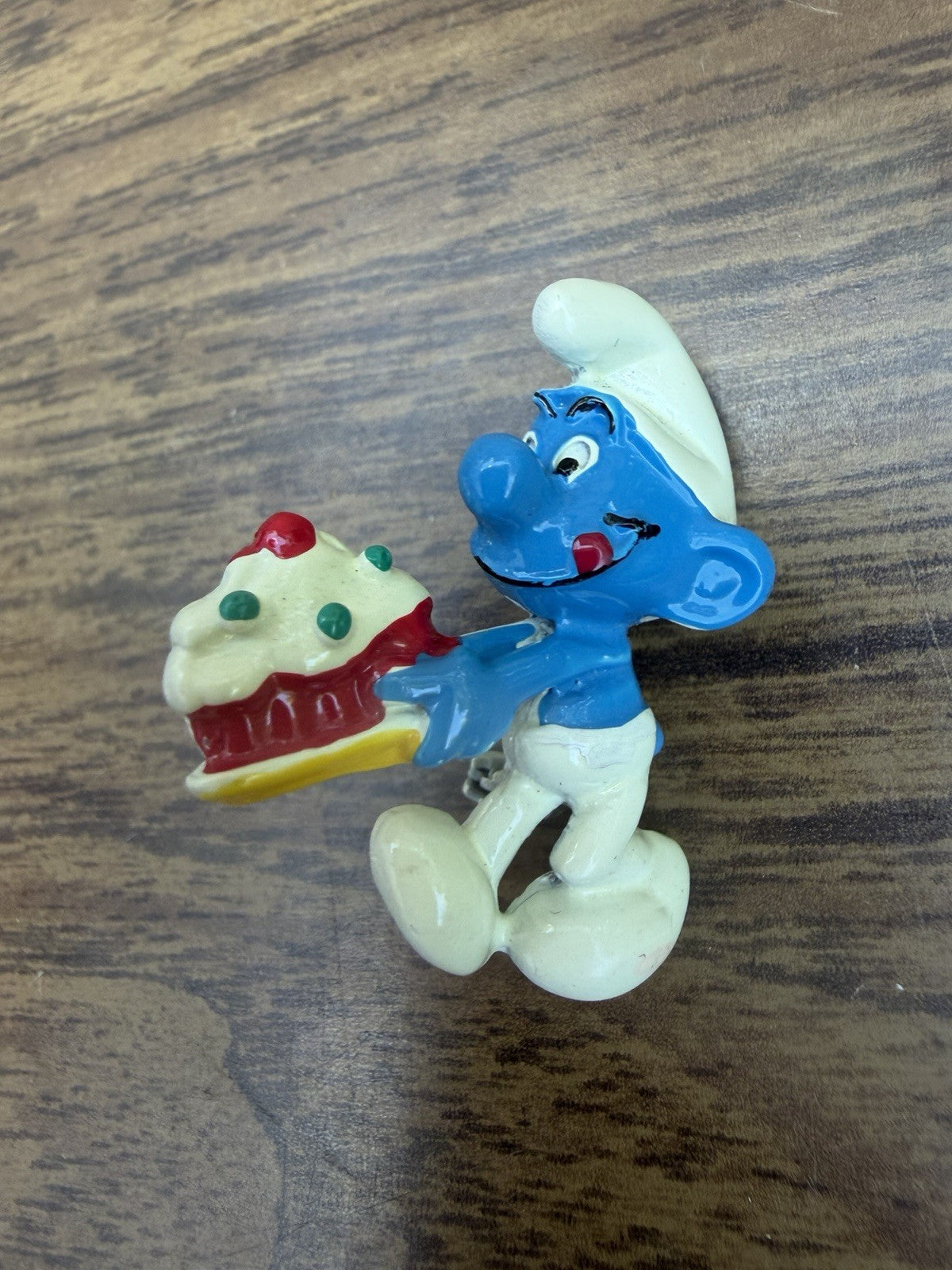 Vintage Smurfs Enamel Pin Brooch Lot Peyo Papa Smurf Smurfette Characters 1980s