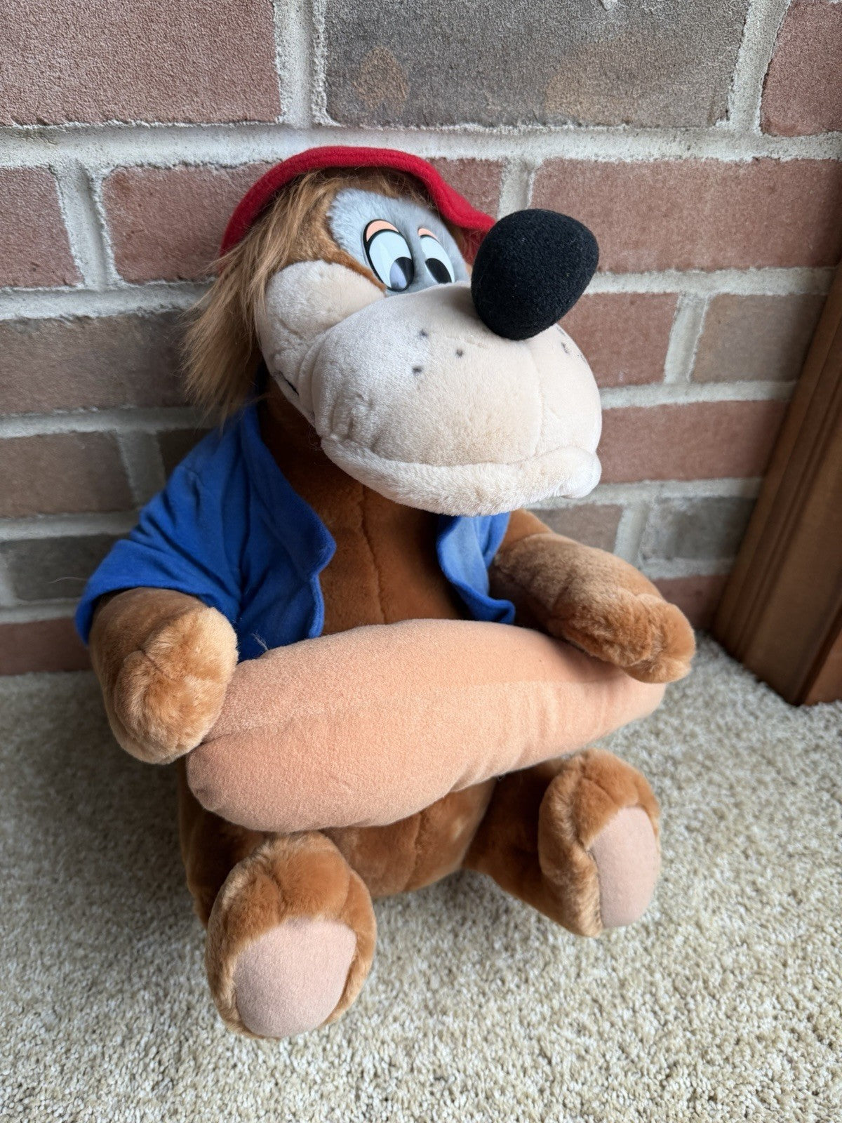 Vintage Disney Brer Bear Plush Song of the South Character Toy 14 Inch NWT Tags