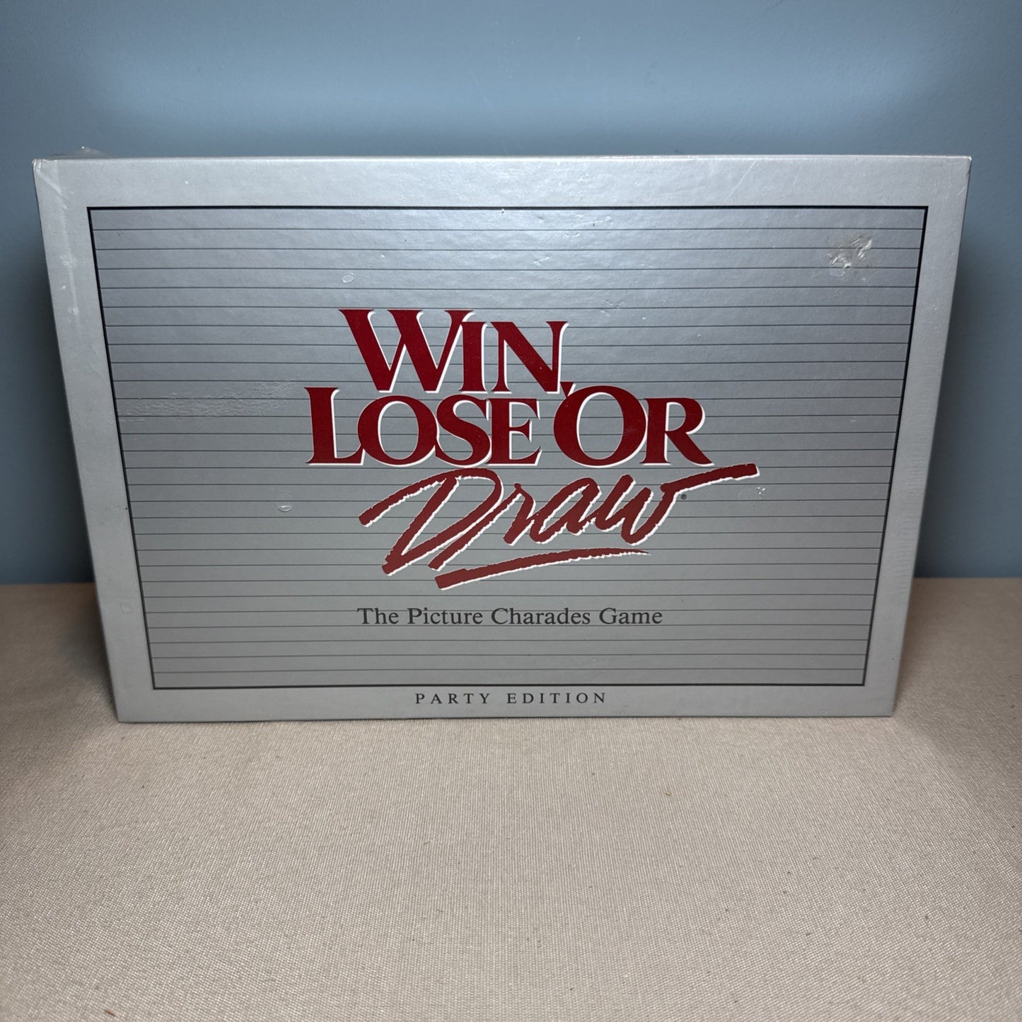 Win Lose or Draw Board Game 1988 Factory Sealed TV Show Party Game Milton Bradle