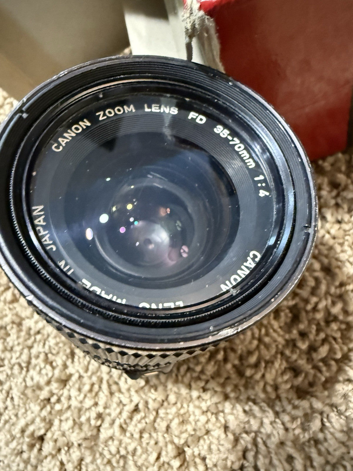 Canon AE-1 Program 35mm Film Camera Kit 50mm Lens Working with vintage case